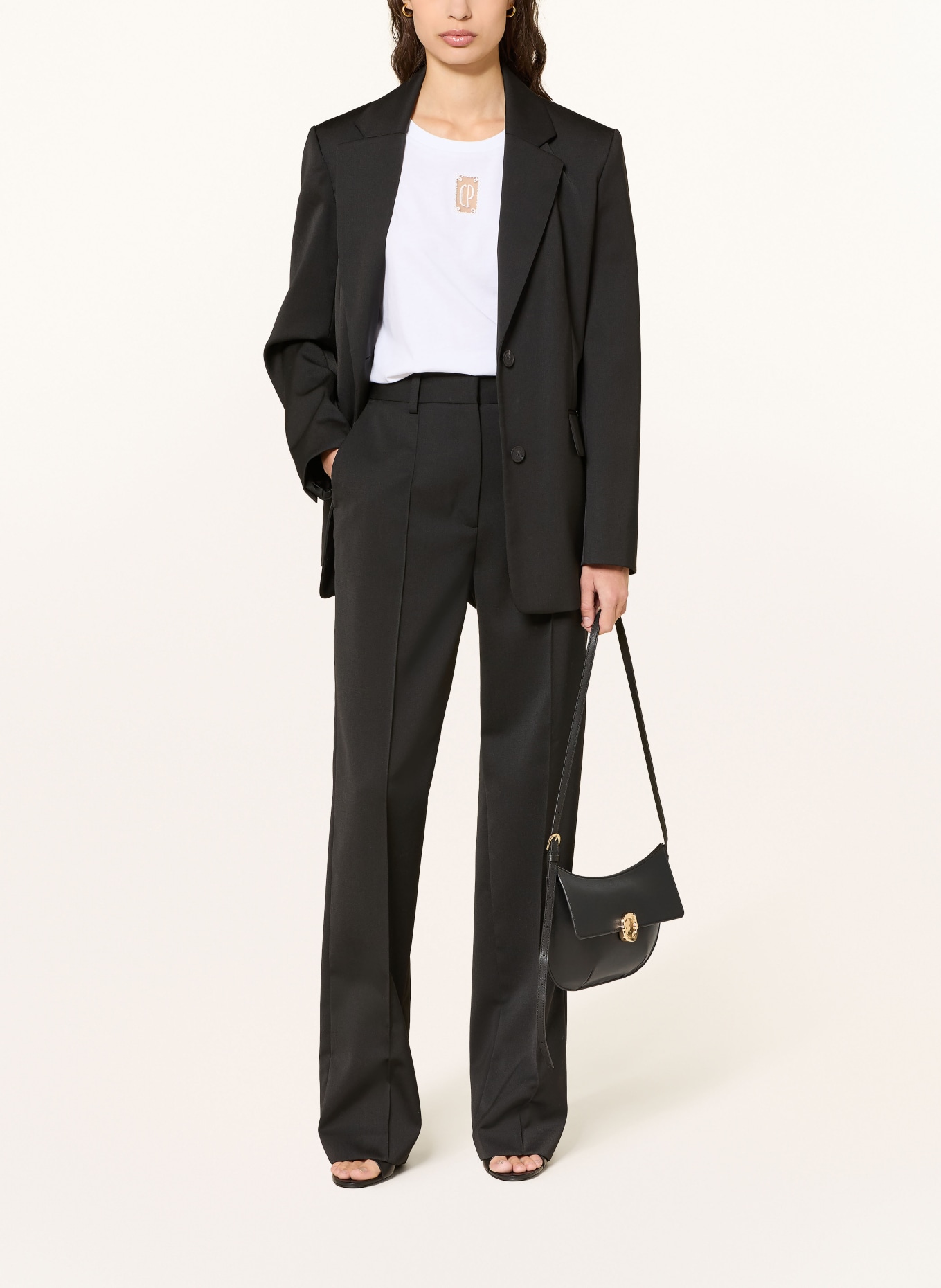 CLAUDIE PIERLOT Marlenehose: DUNKELBLAU