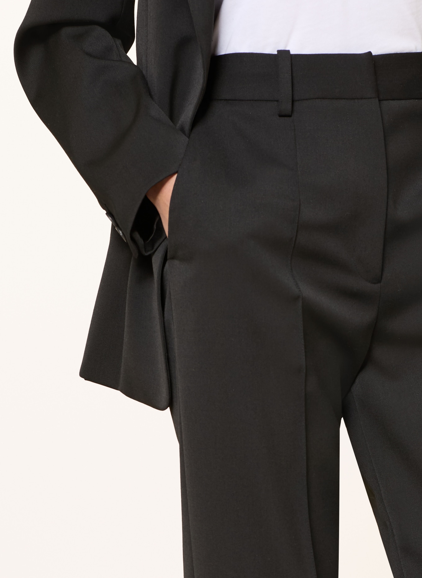 CLAUDIE PIERLOT Marlenehose: DUNKELBLAU