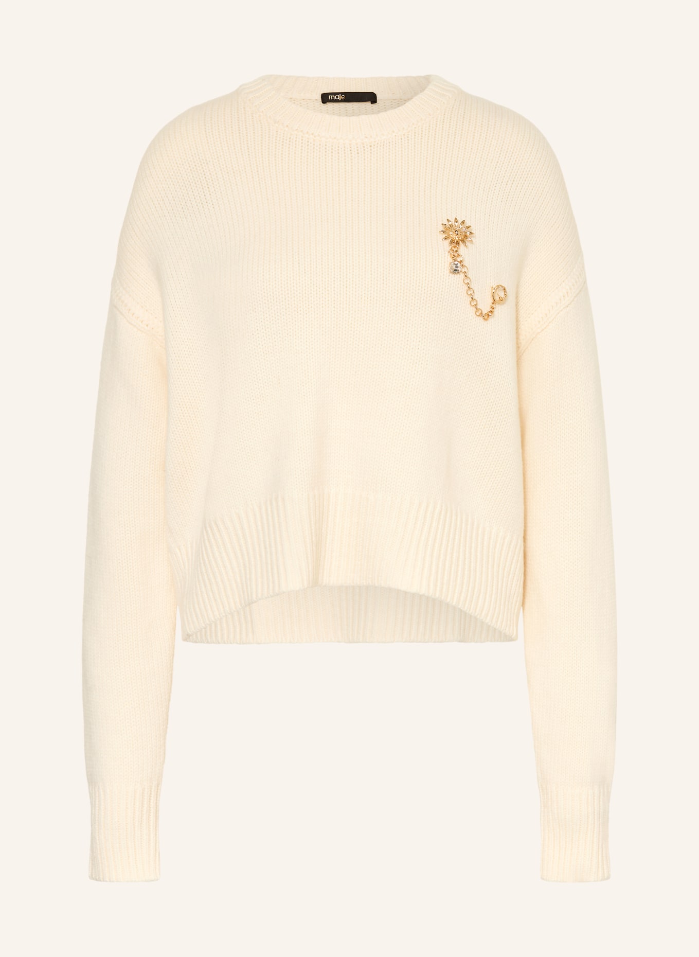 maje Pullover: ECRU