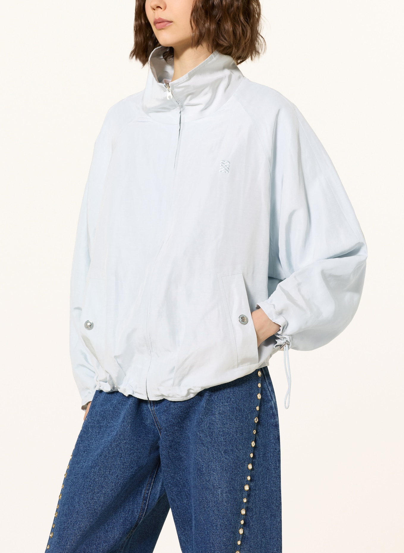 SANDRO Jacke: HELLBLAU