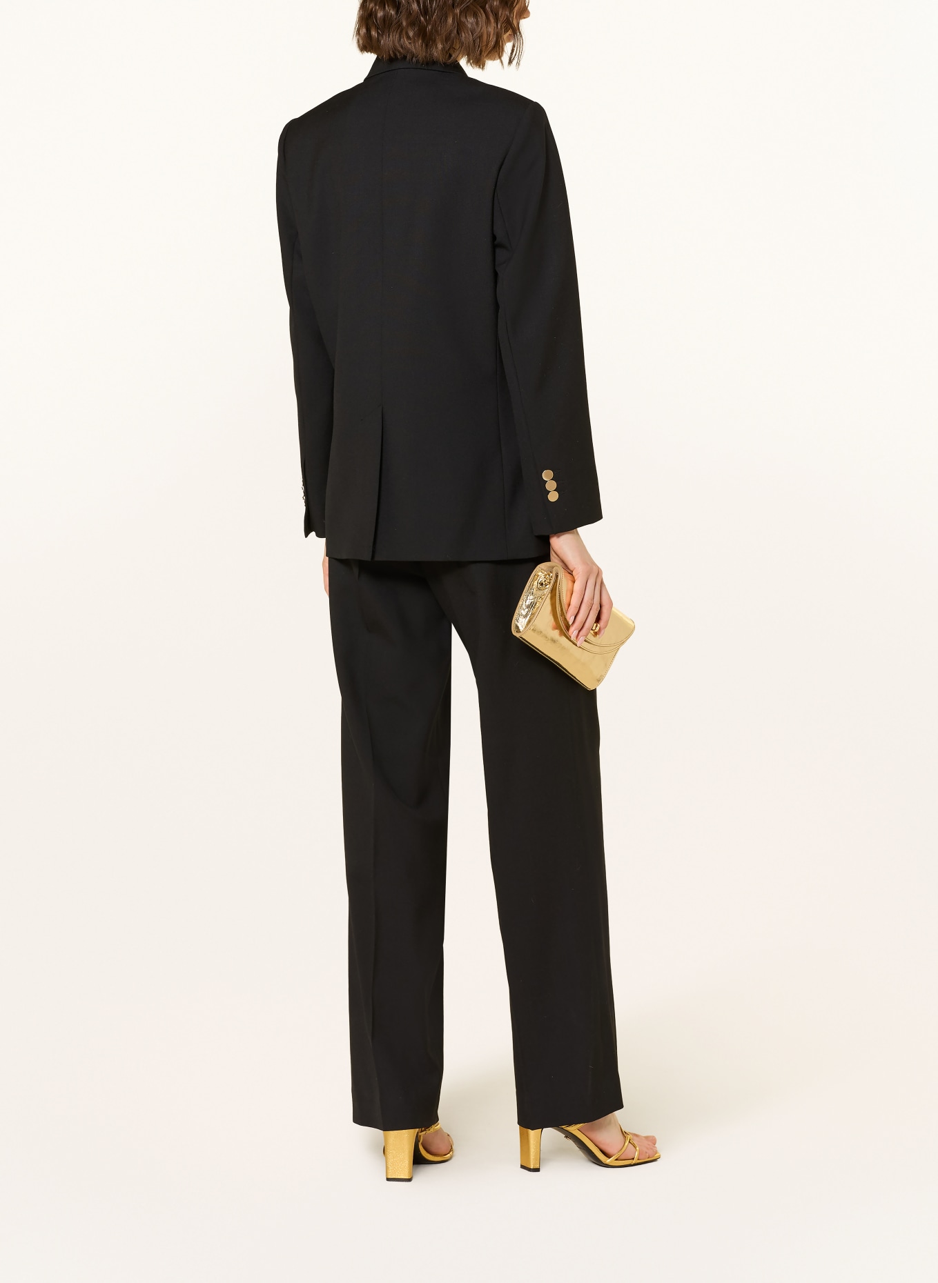 SANDRO Marlenehose: SCHWARZ