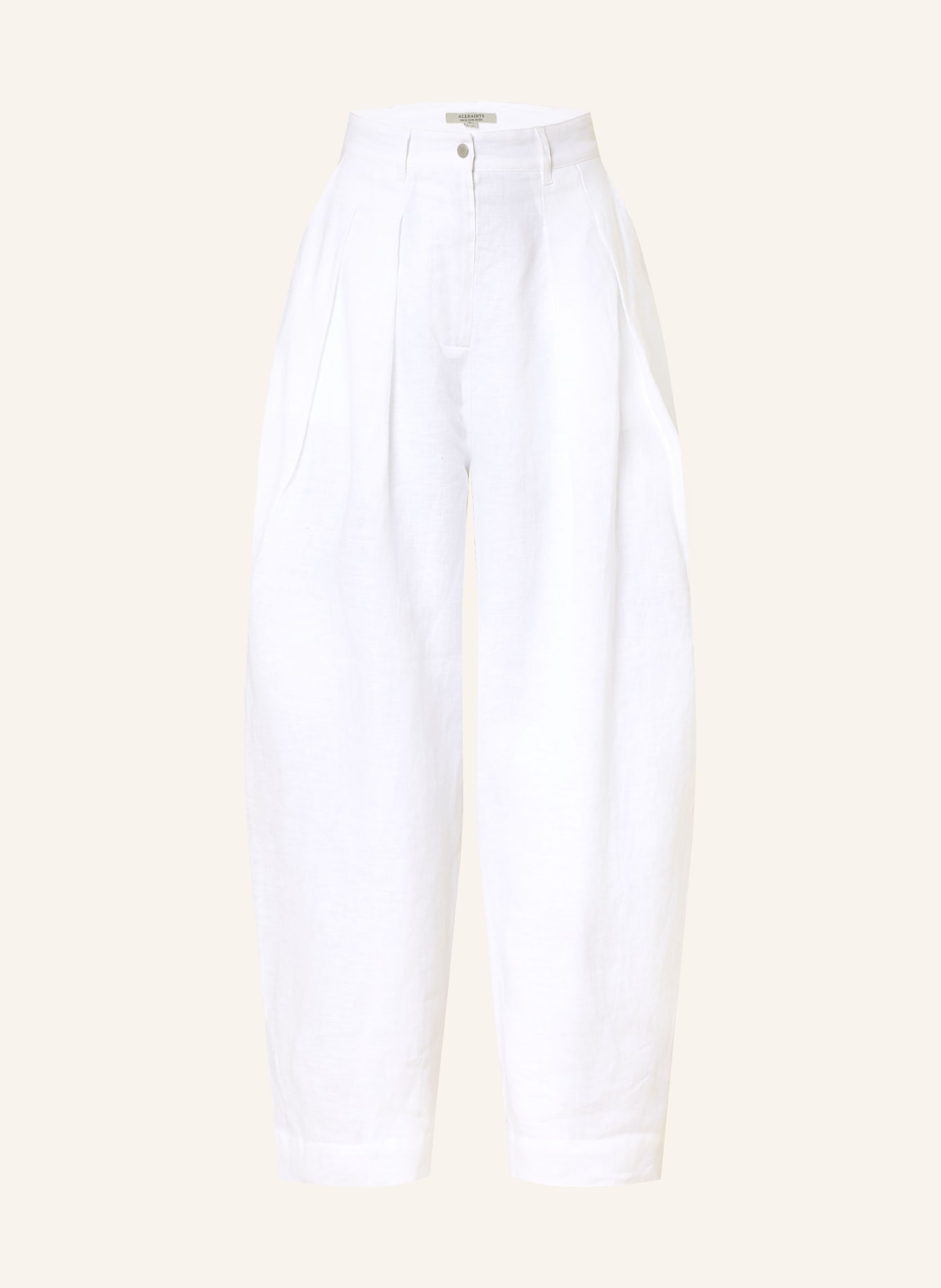 ALLSAINTS Leinenhose BECCA: WEISS