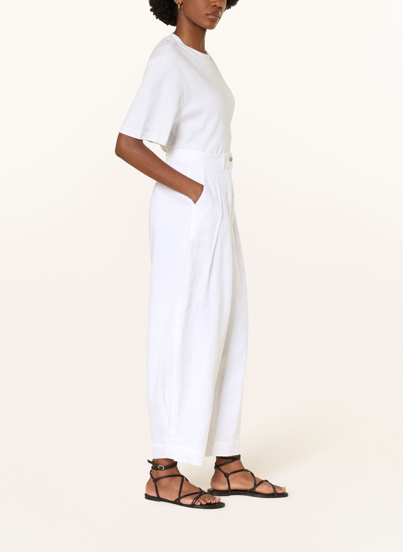 ALLSAINTS Leinenhose BECCA: WEISS