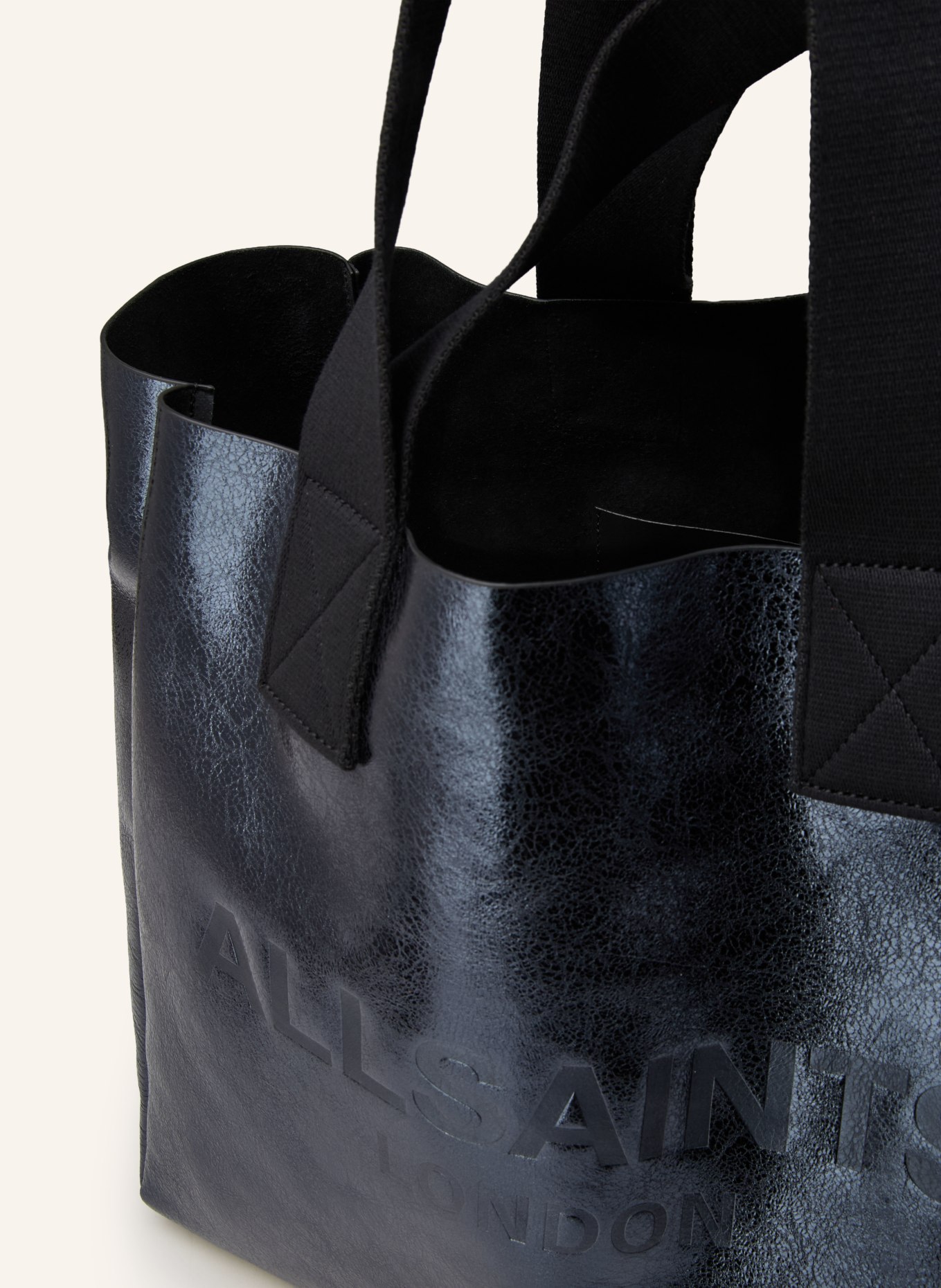 ALLSAINTS IZZY Shopper: BLACK