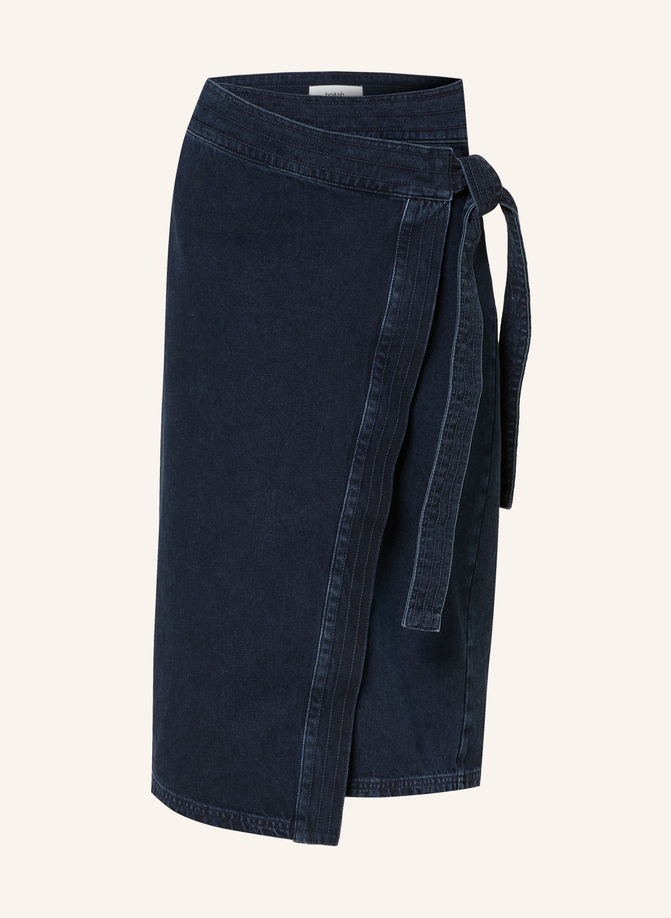 ba&sh Wickelrock TIMY: DUNKELBLAU