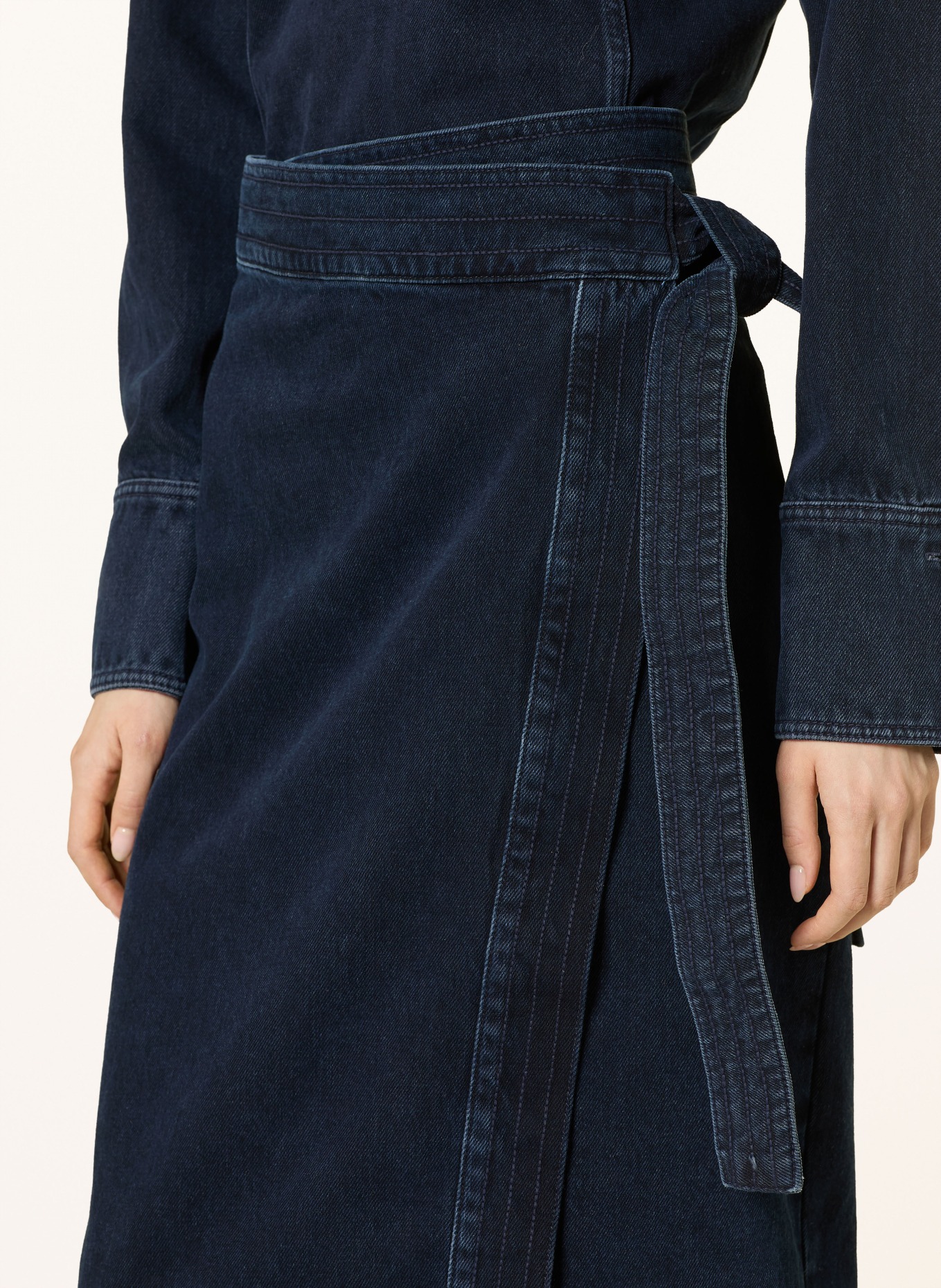 ba&sh Wickelrock TIMY: DUNKELBLAU