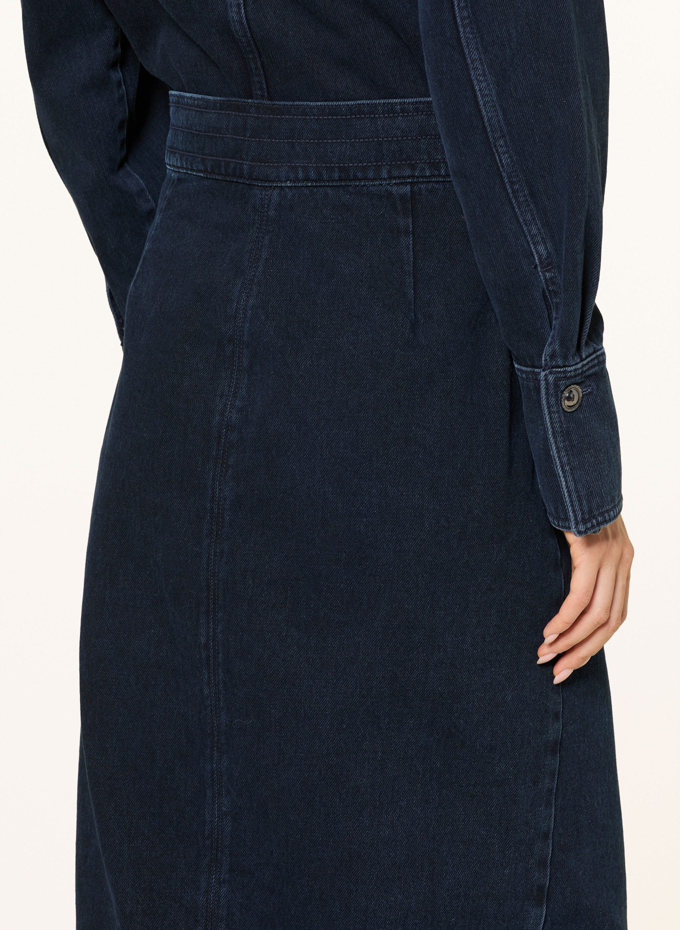 ba&sh Wickelrock TIMY: DUNKELBLAU