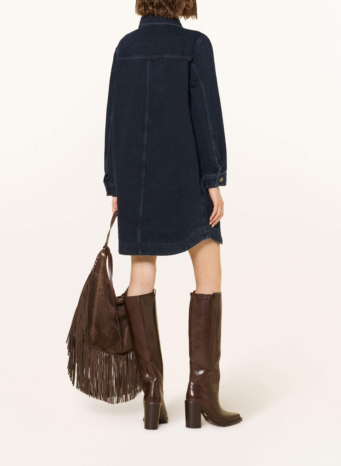 ba&sh Jeanskleid TONA: DUNKELBLAU