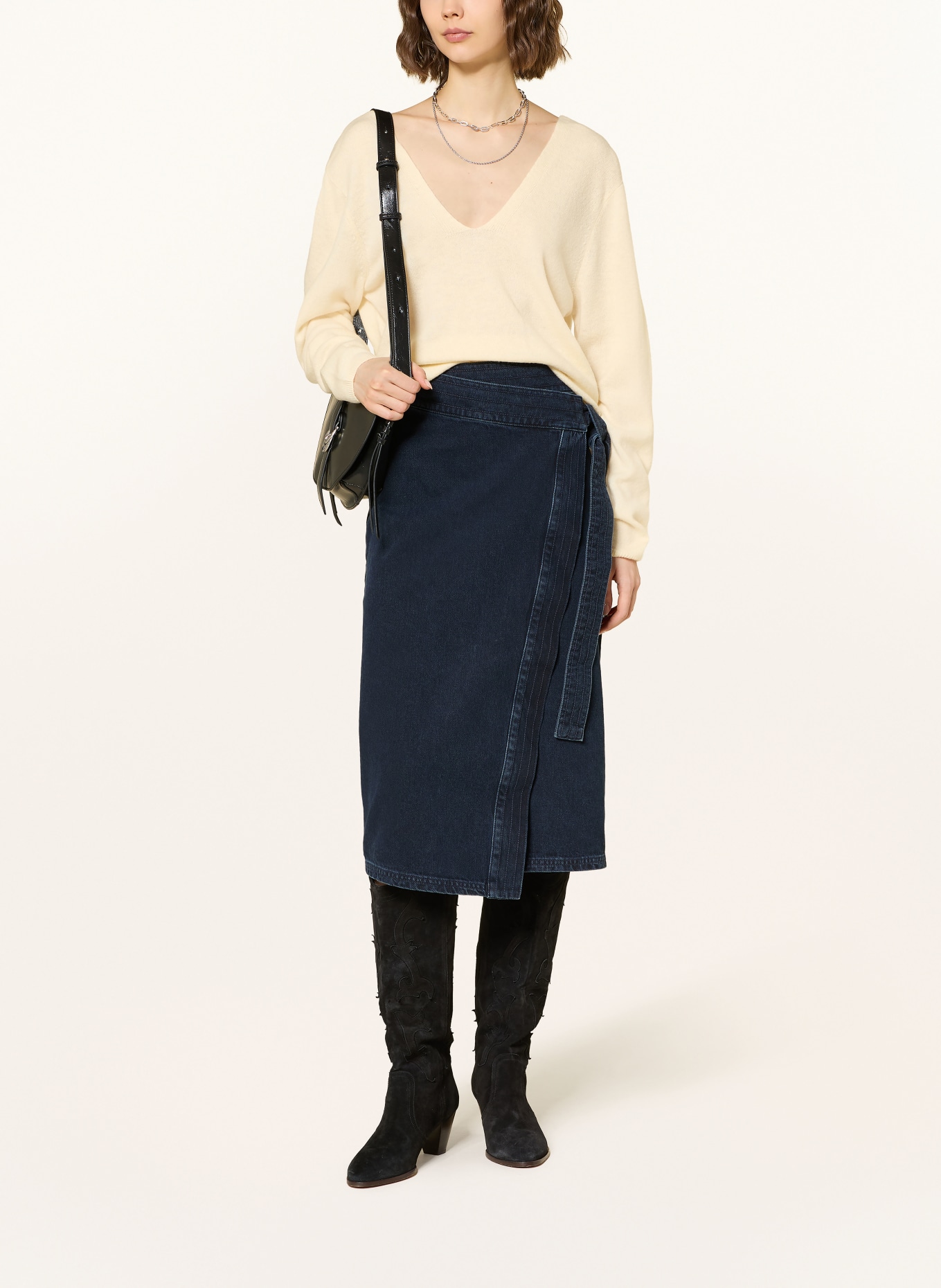 ba&sh Svetr SOLLENE: KRÉMOVÁ