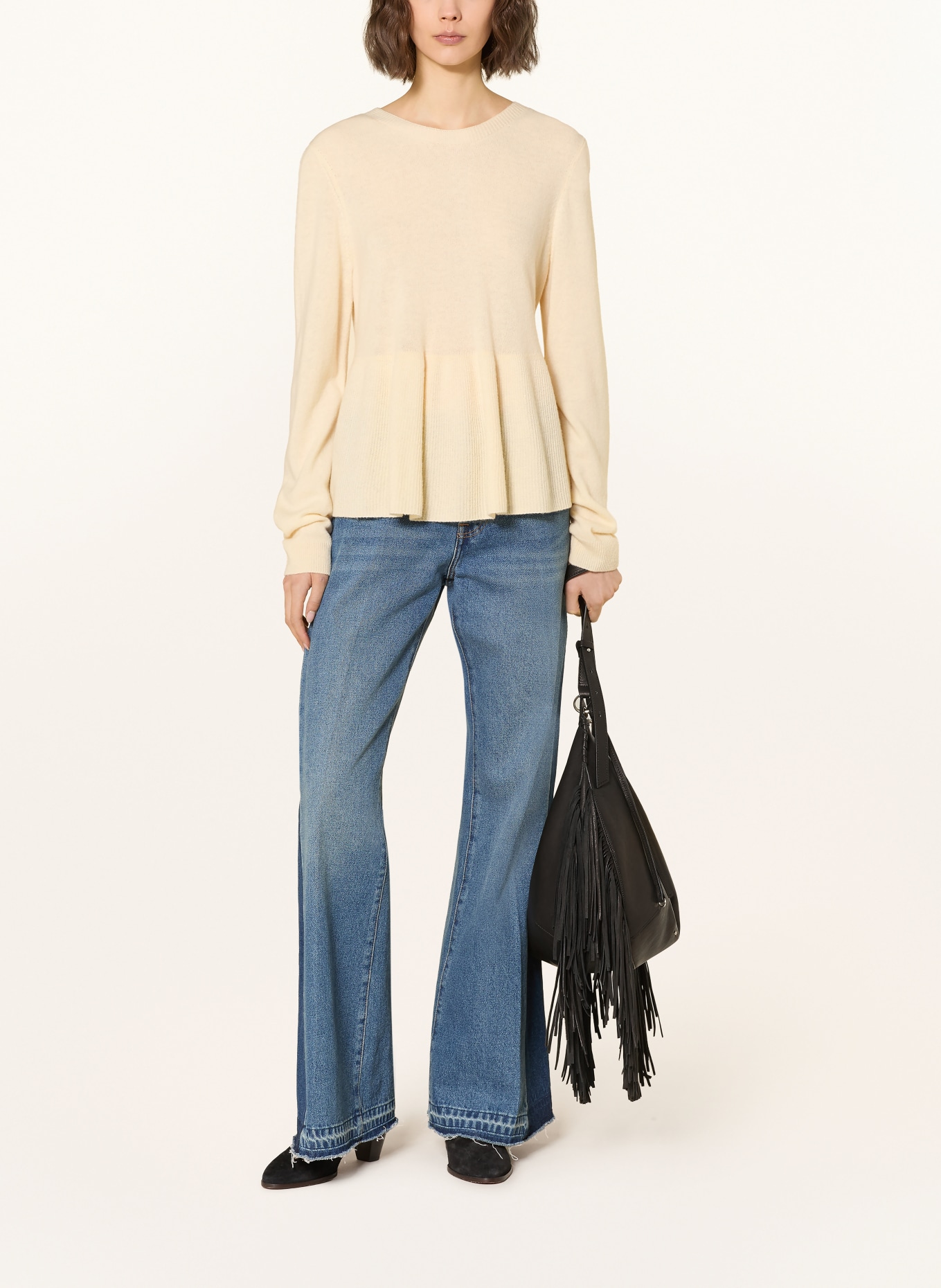 ba&sh Svetr SALAMA: TMAVĚ ŽLUTÁ