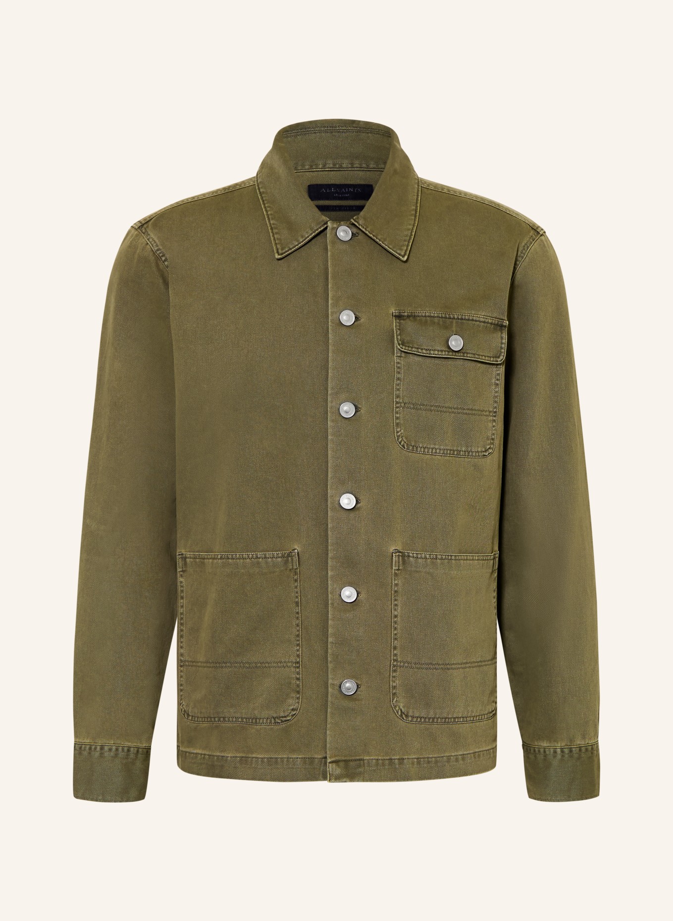 ALLSAINTS Jeans-overjacket NEVIS: KAKI