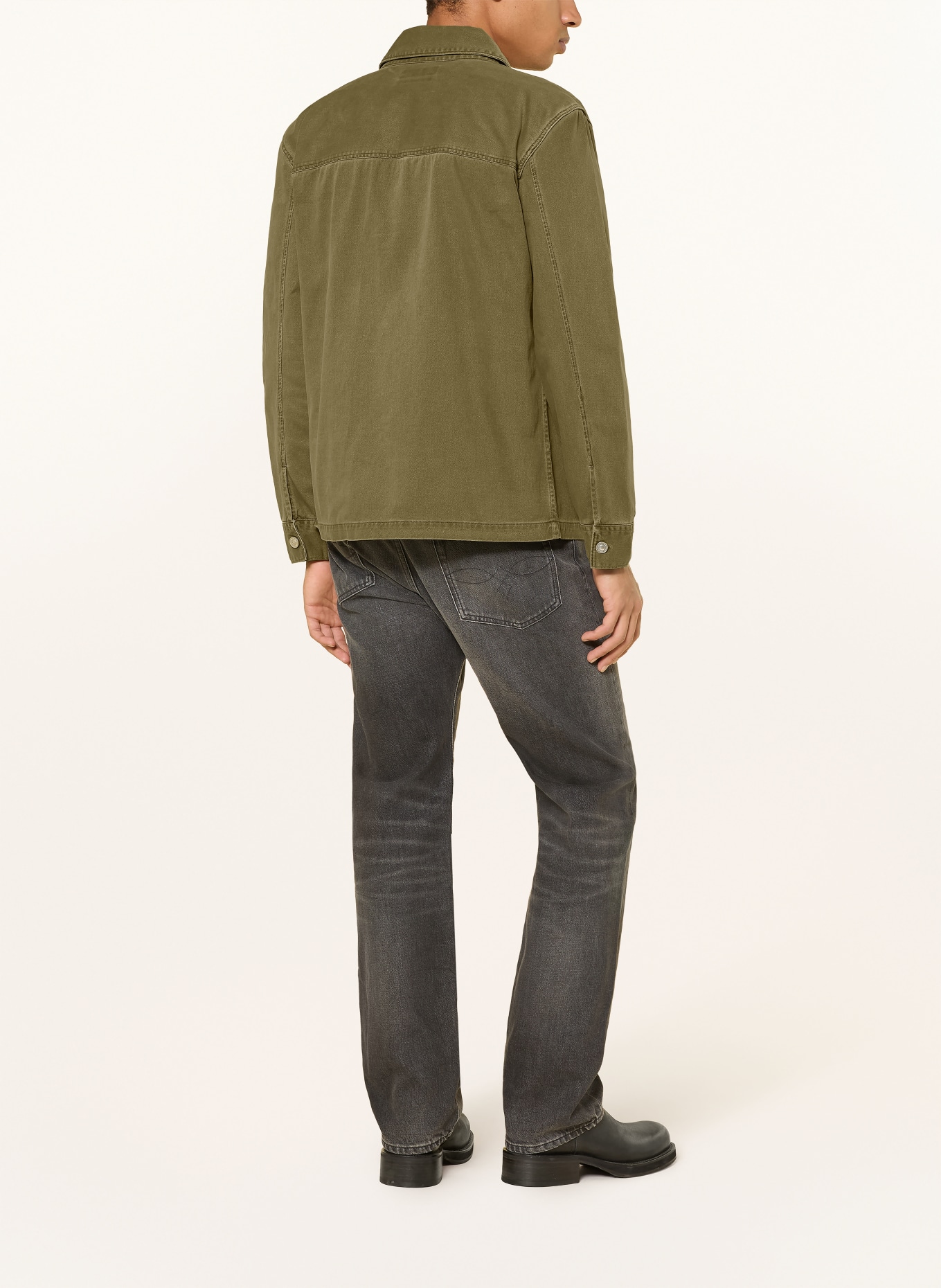 ALLSAINTS Jeans-overjacket NEVIS: KAKI
