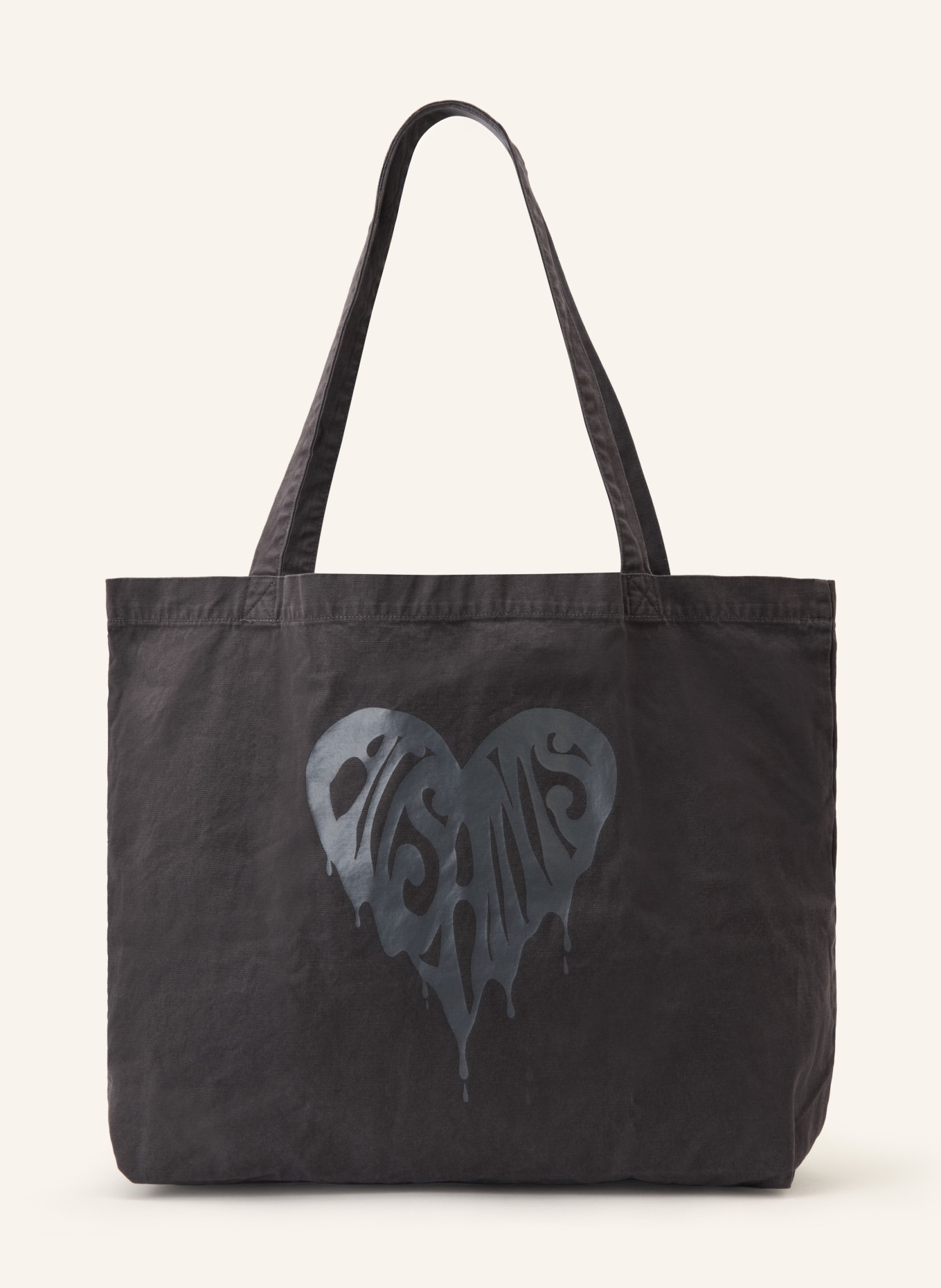 ALLSAINTS Shopper TRIPP TOTE: DARK GRAY