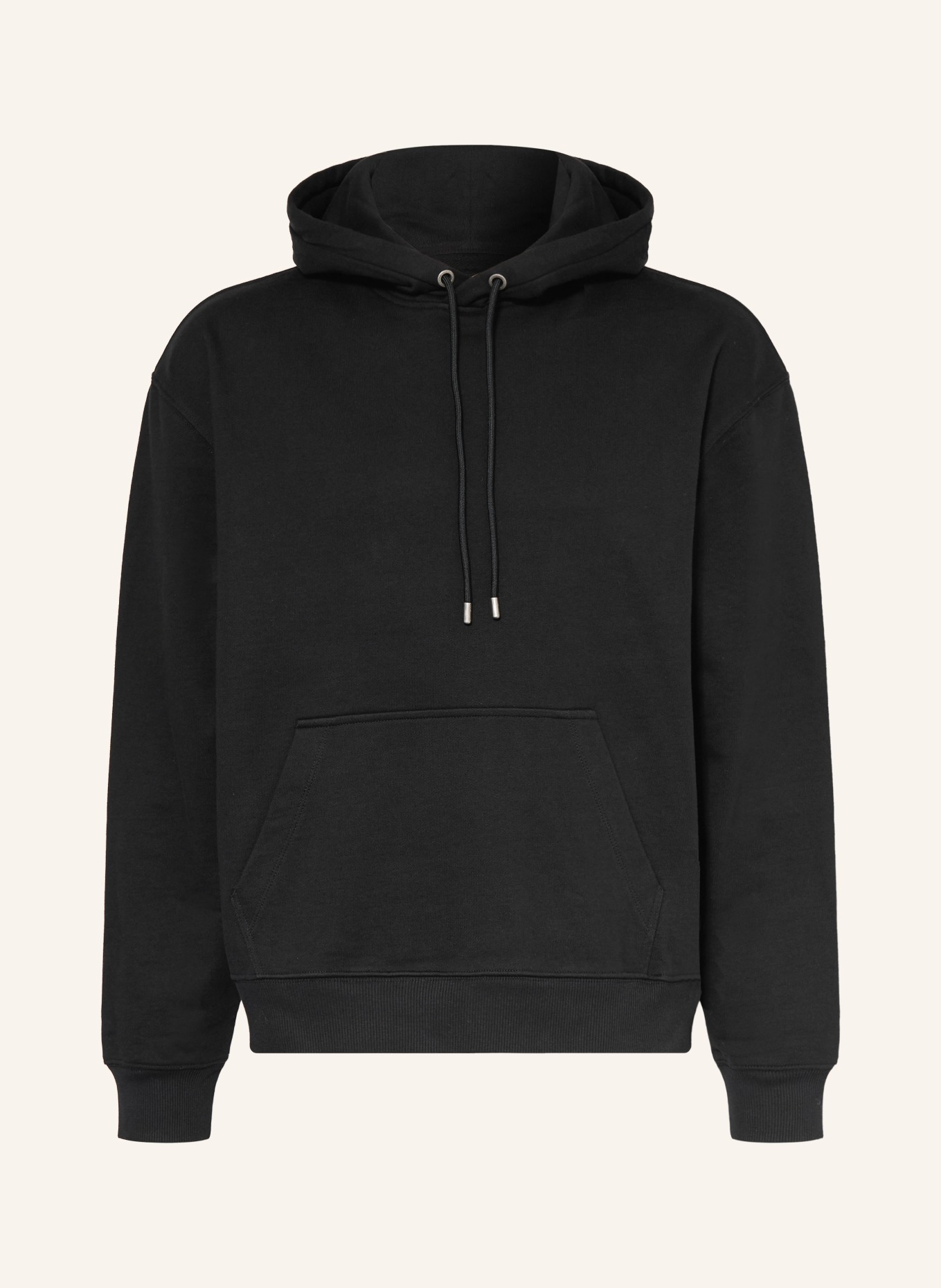 ALLSAINTS Bluza z kapturem MILO: CZARNY