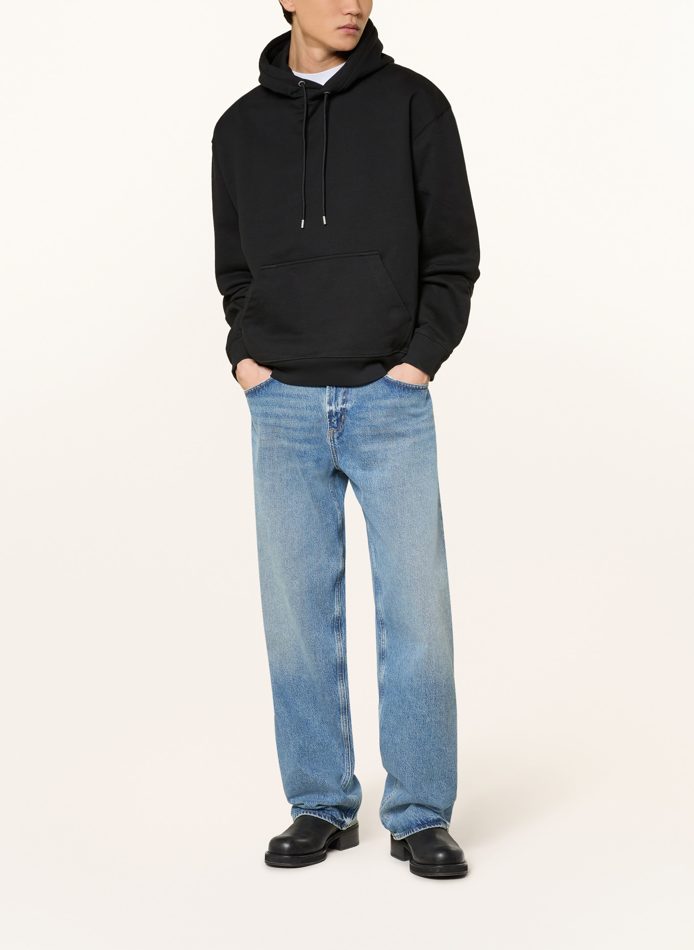 ALLSAINTS Bluza z kapturem MILO: CZARNY