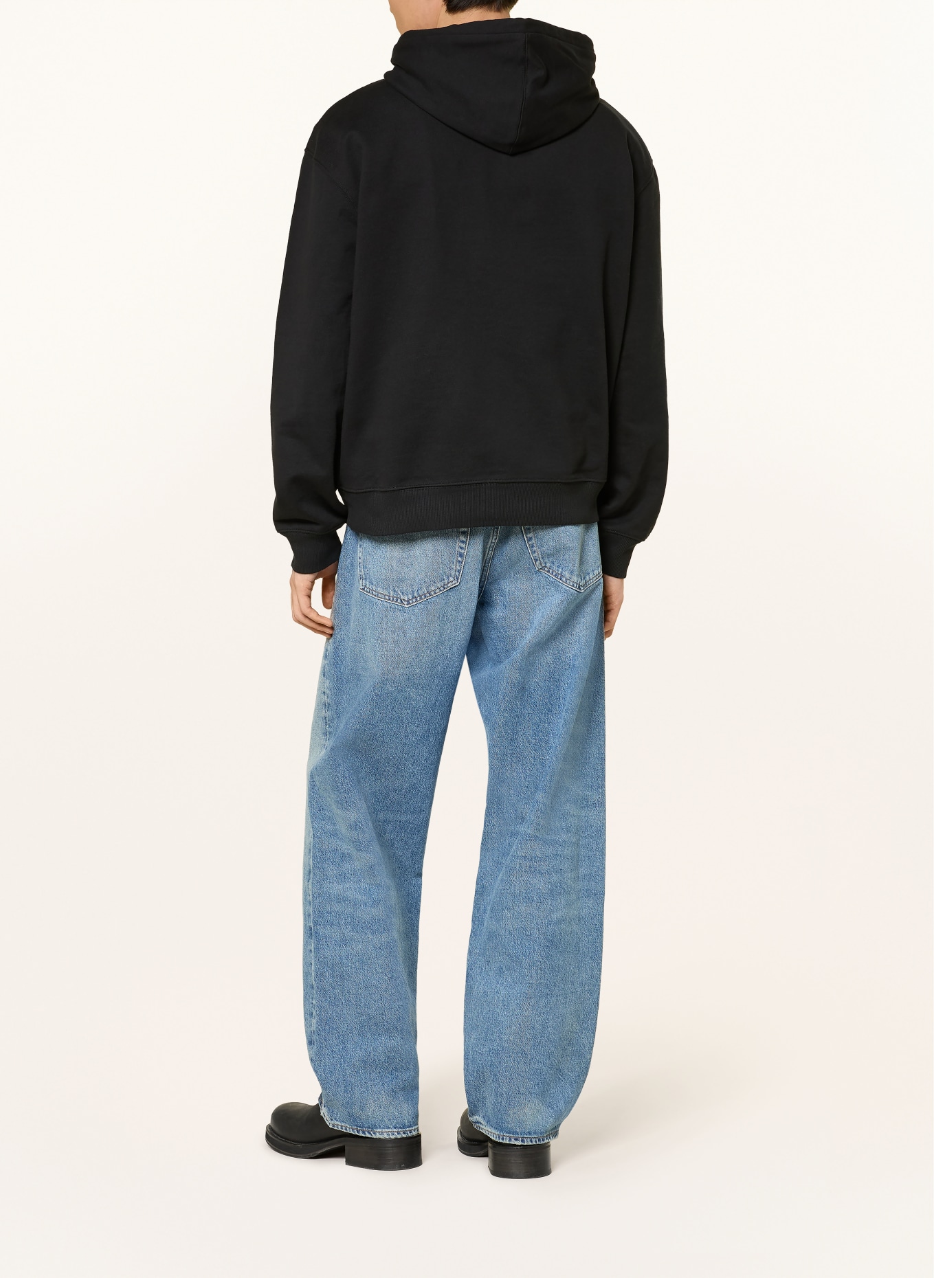 ALLSAINTS Bluza z kapturem MILO: CZARNY