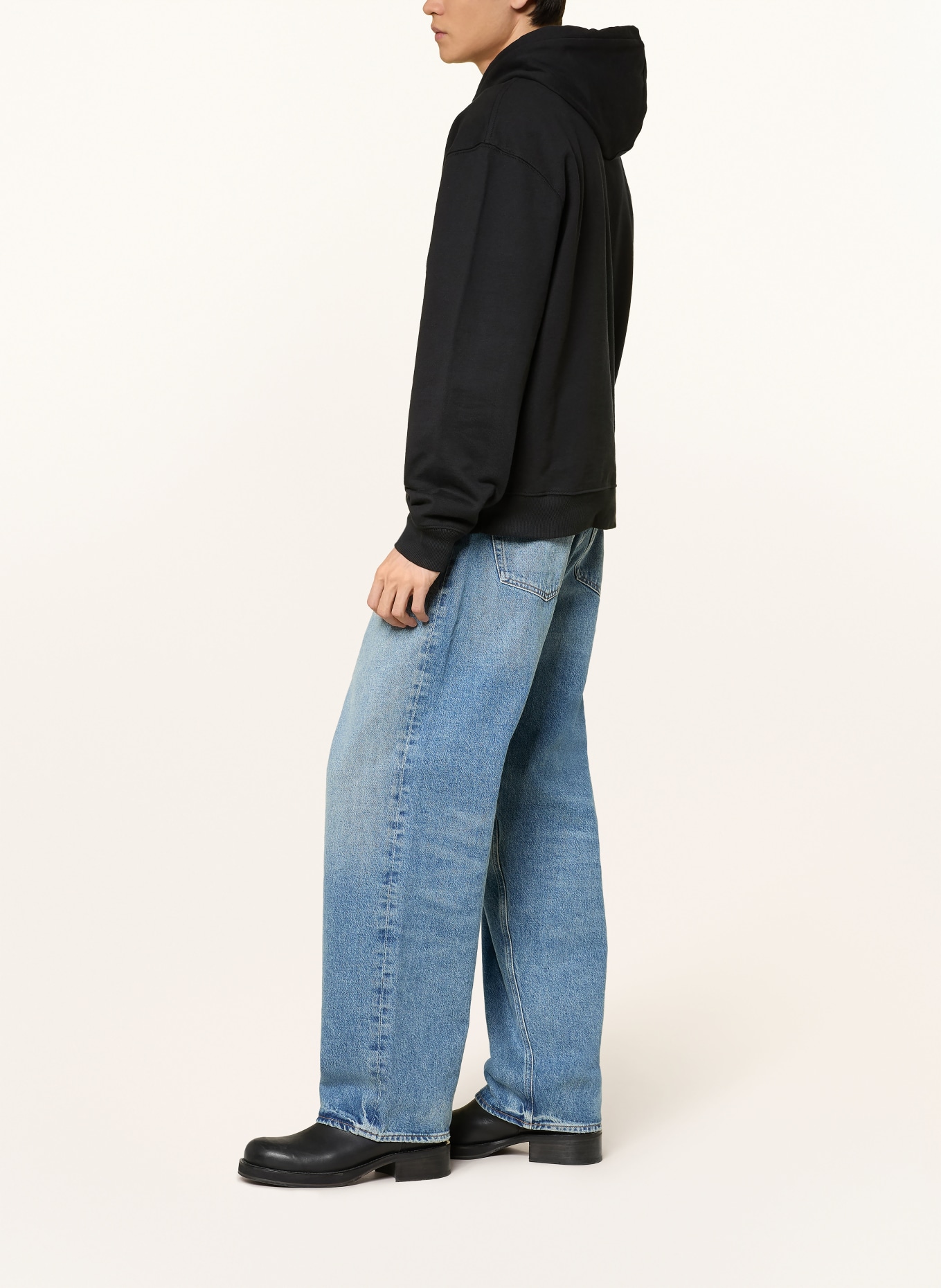 ALLSAINTS Bluza z kapturem MILO: CZARNY