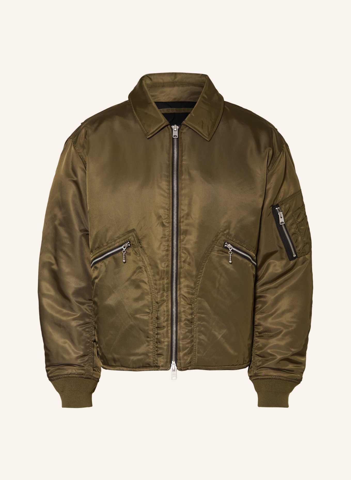 ALLSAINTS Bunda FALLON BOMBER: KHAKI