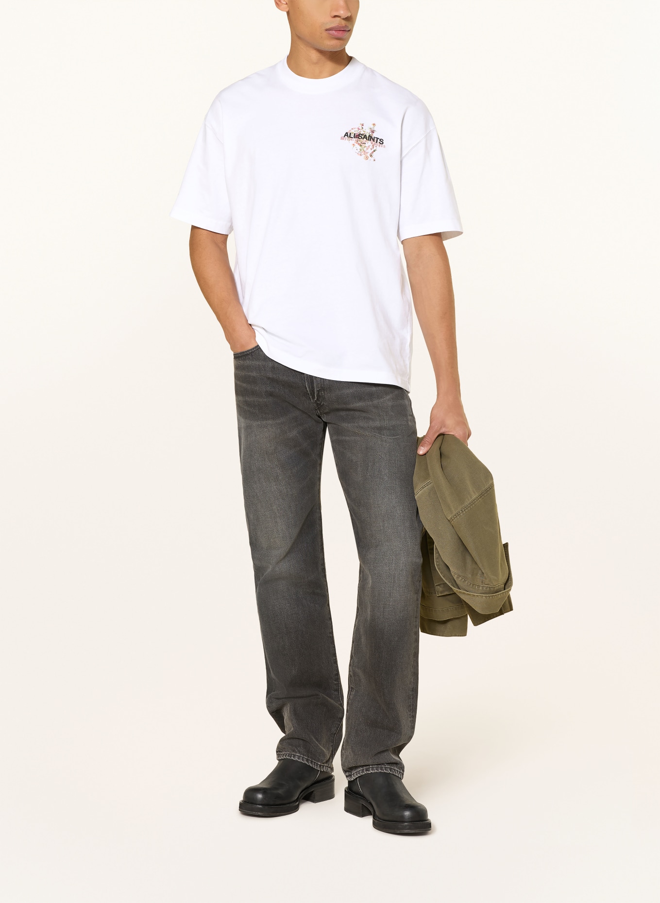 ALLSAINTS T-Shirt VALEN: WEISS