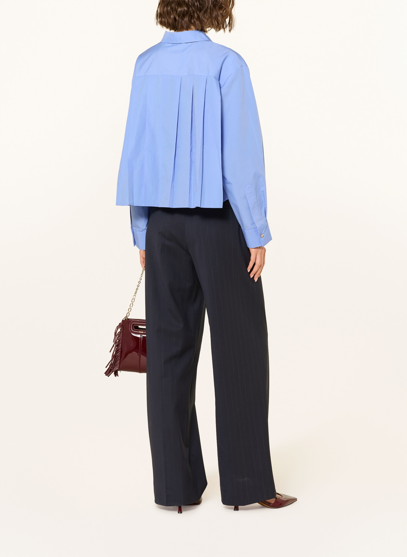 maje Hemdbluse: HELLBLAU