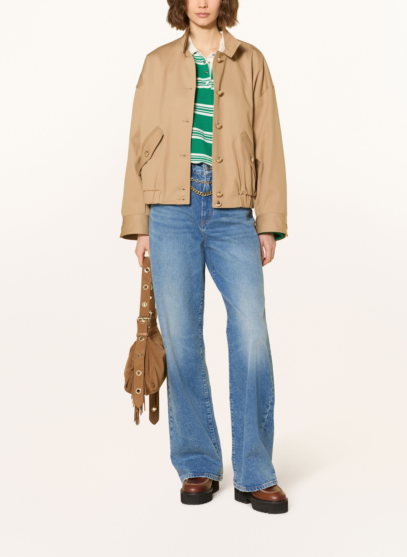 maje kurtka: CAMELOWY