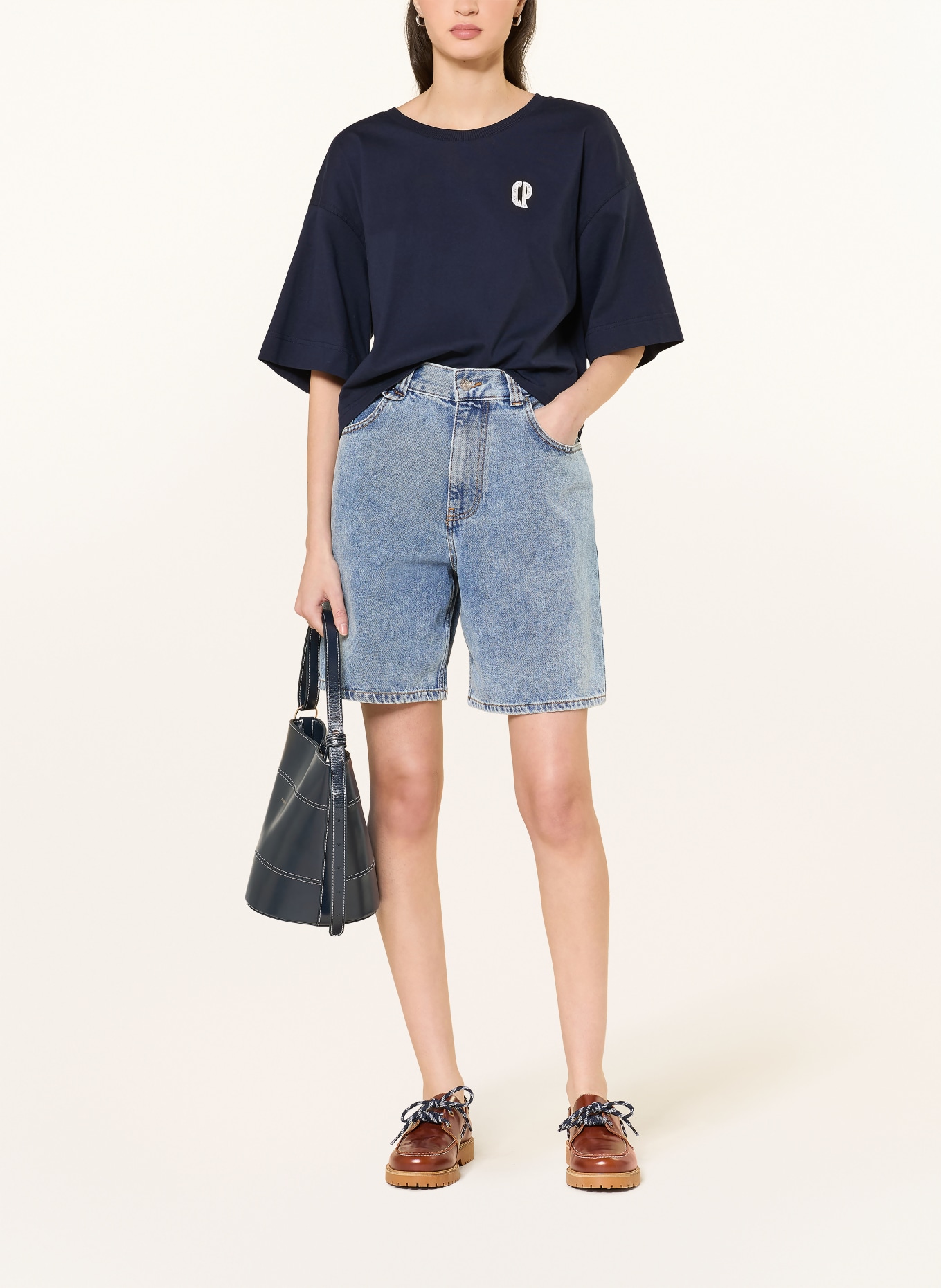 CLAUDIE PIERLOT koszulka: GRANATOWY