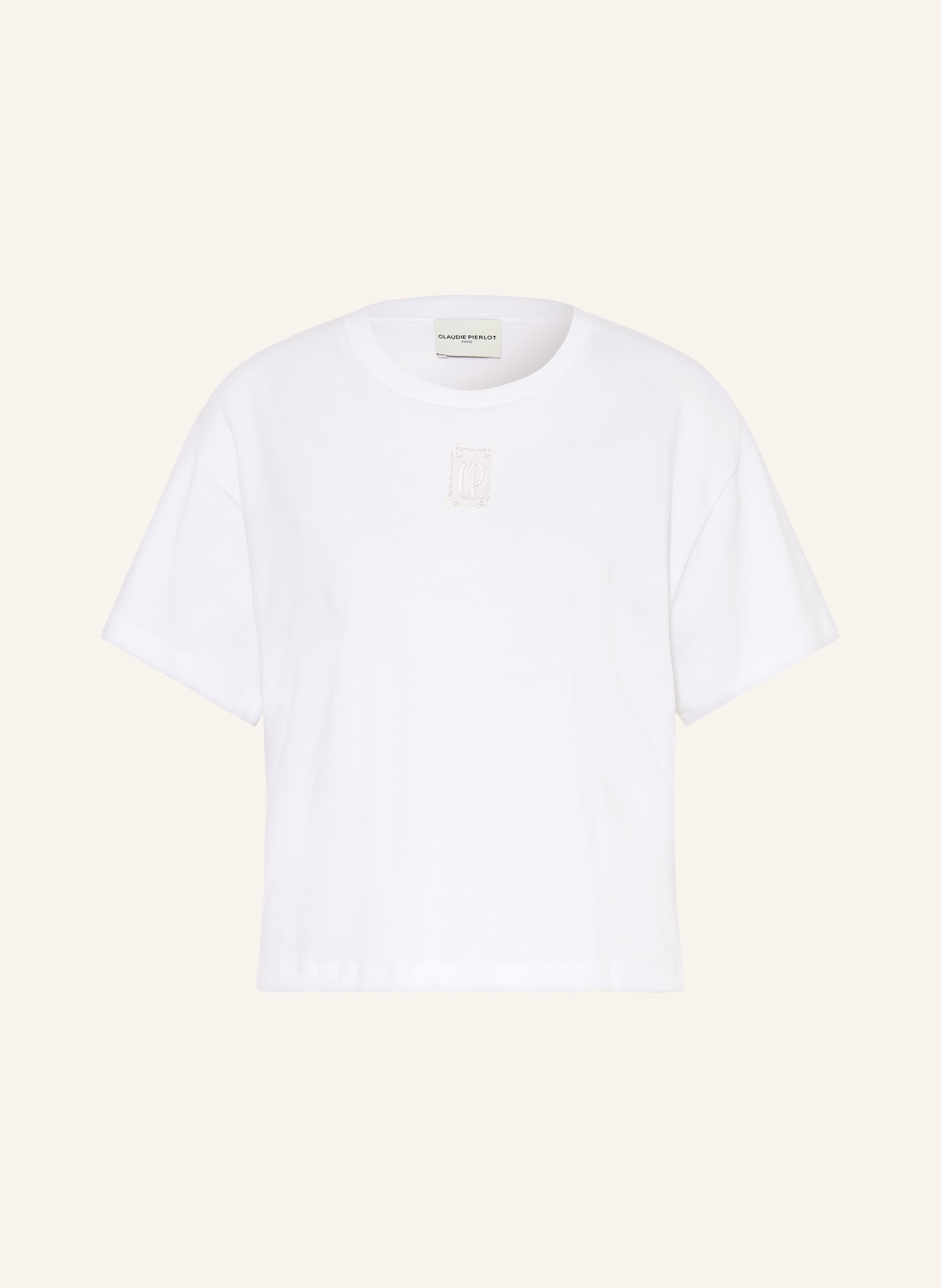 CLAUDIE PIERLOT koszulka: BIAŁY