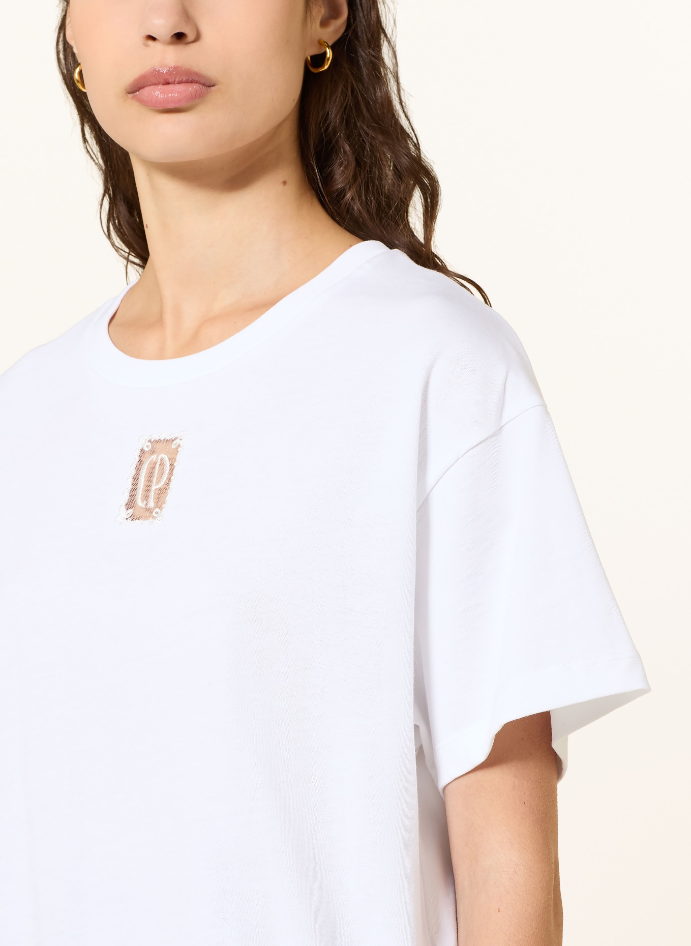 CLAUDIE PIERLOT koszulka: BIAŁY