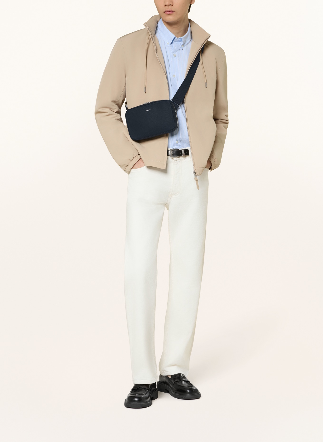 SANDRO Gürteltasche: DUNKELBLAU