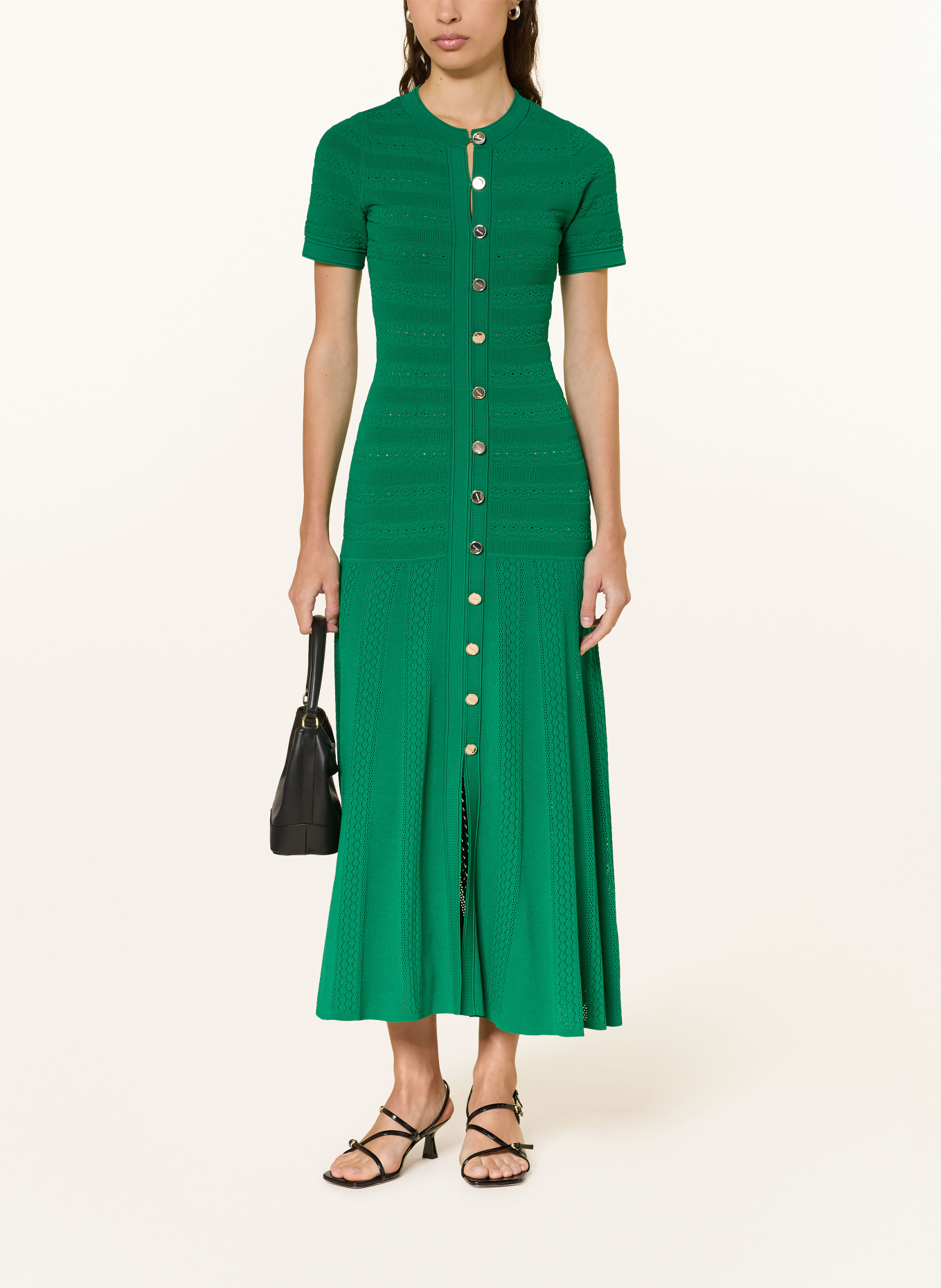 SANDRO Strickkleid: GRÜN