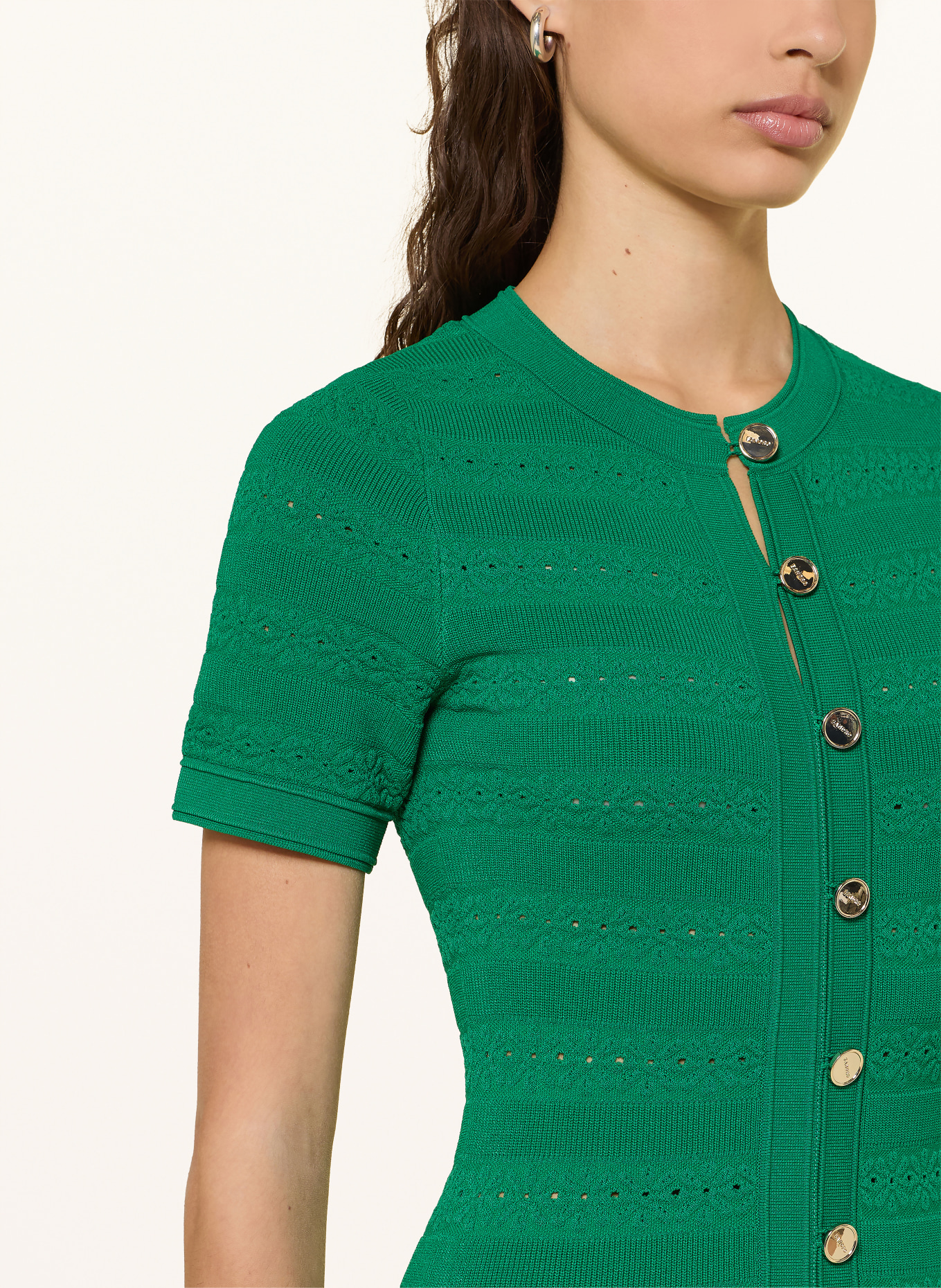 SANDRO Strickkleid: GRÜN