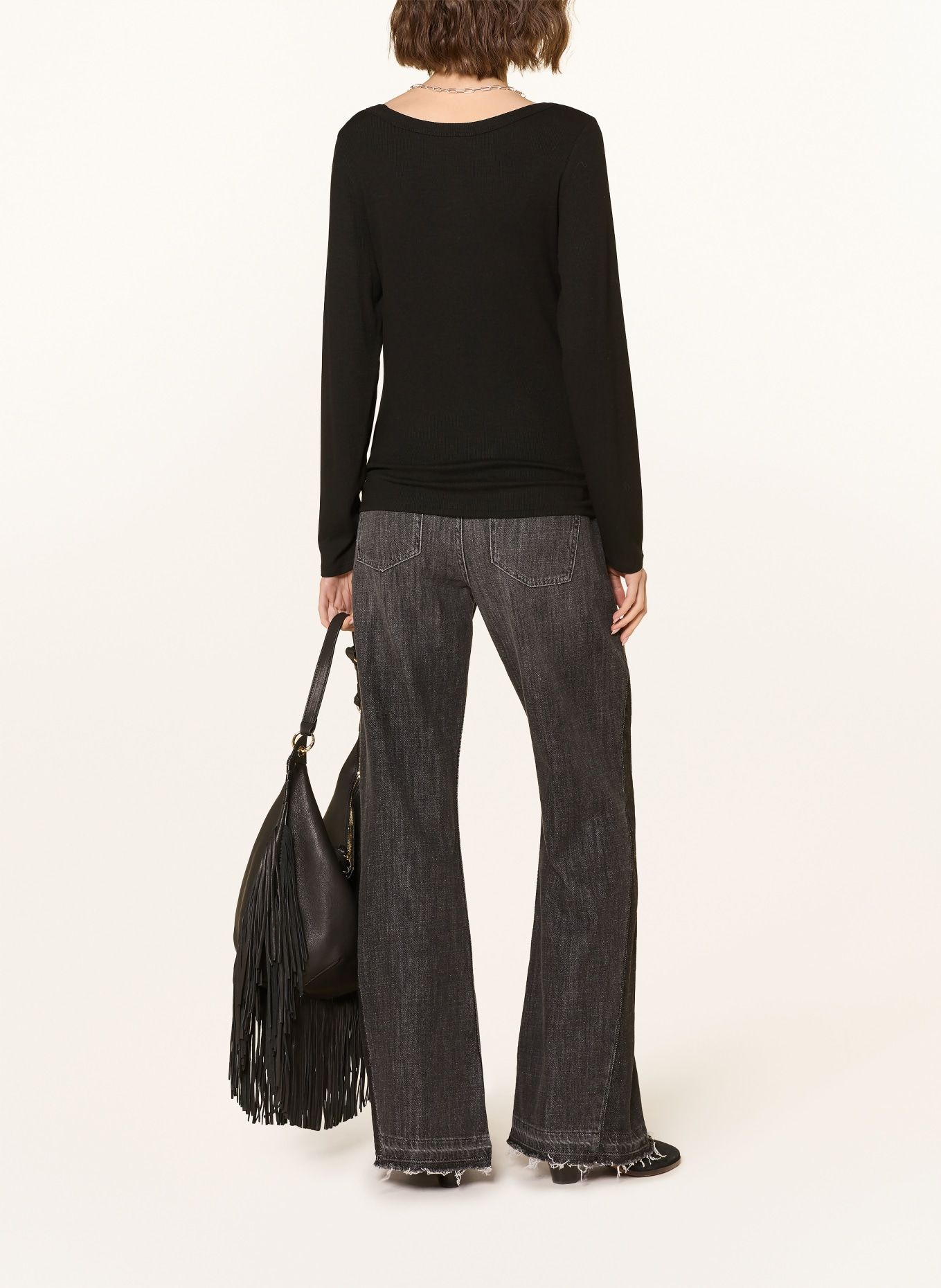 ba&sh Longsleeve LUISA: SCHWARZ