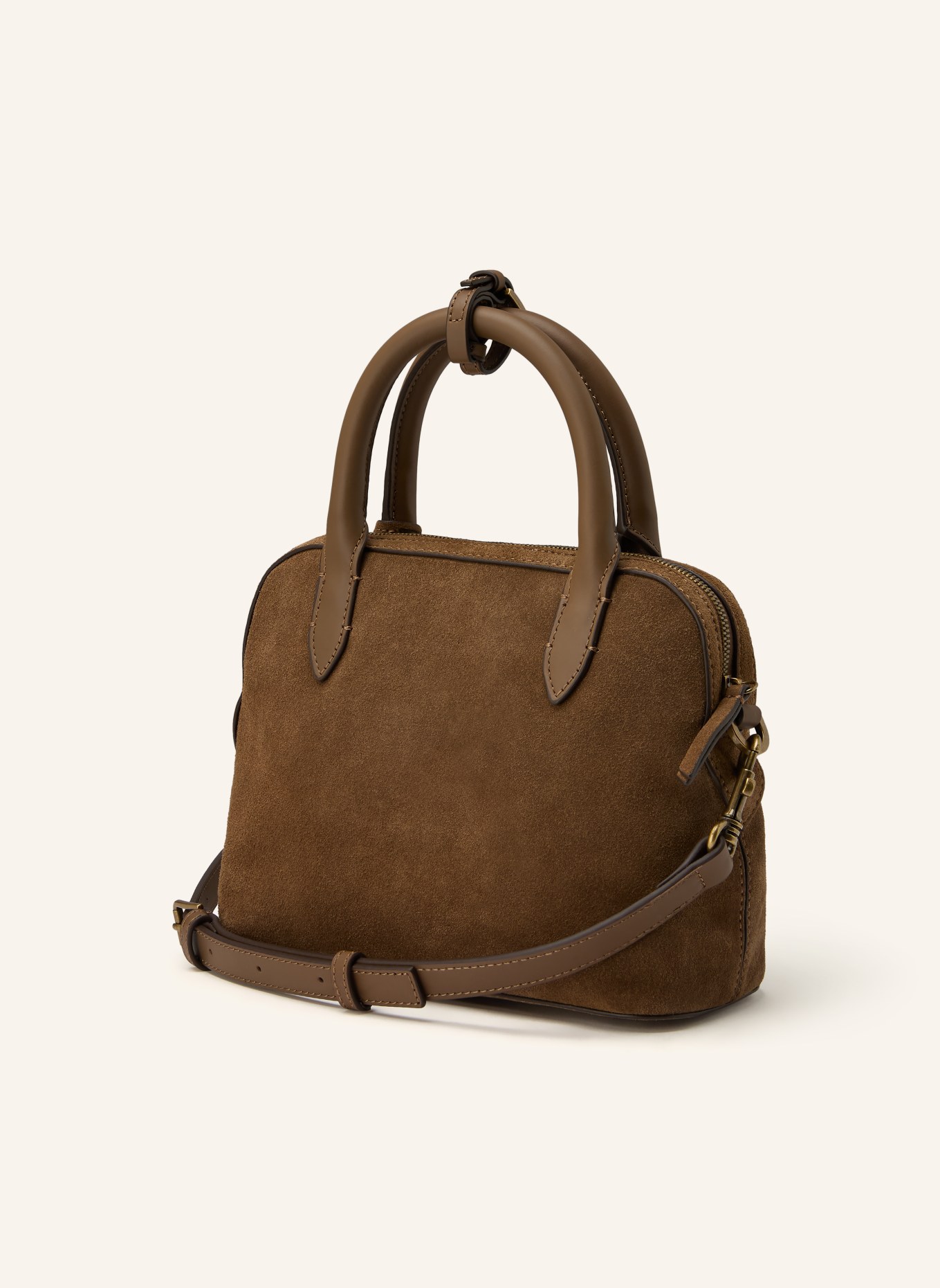 Marc O'Polo taška přes rameno: HNĚDÁ / ZLATÁ