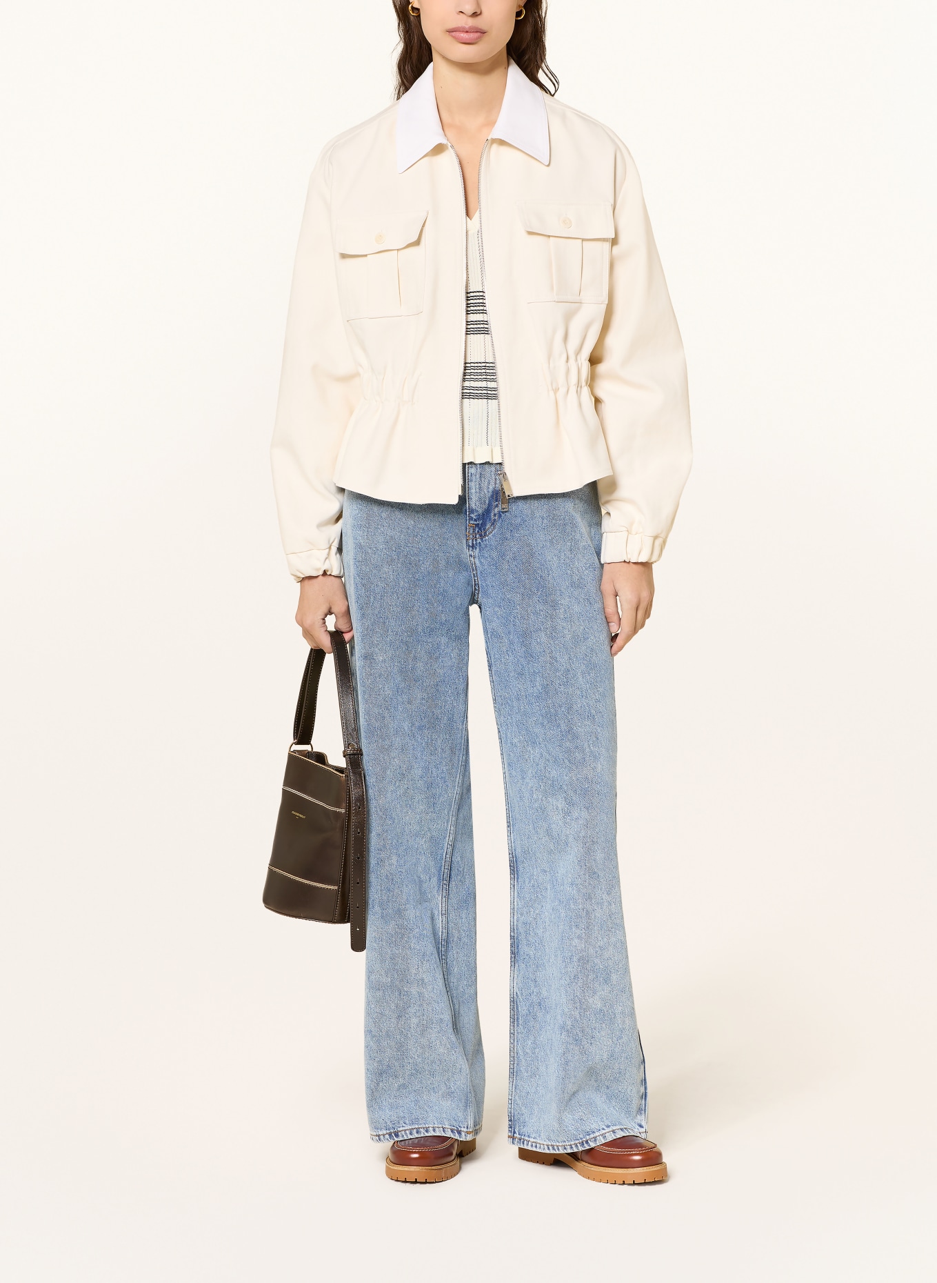 CLAUDIE PIERLOT Kurtka wierzchnia: KREMOWY / BEŻOWY