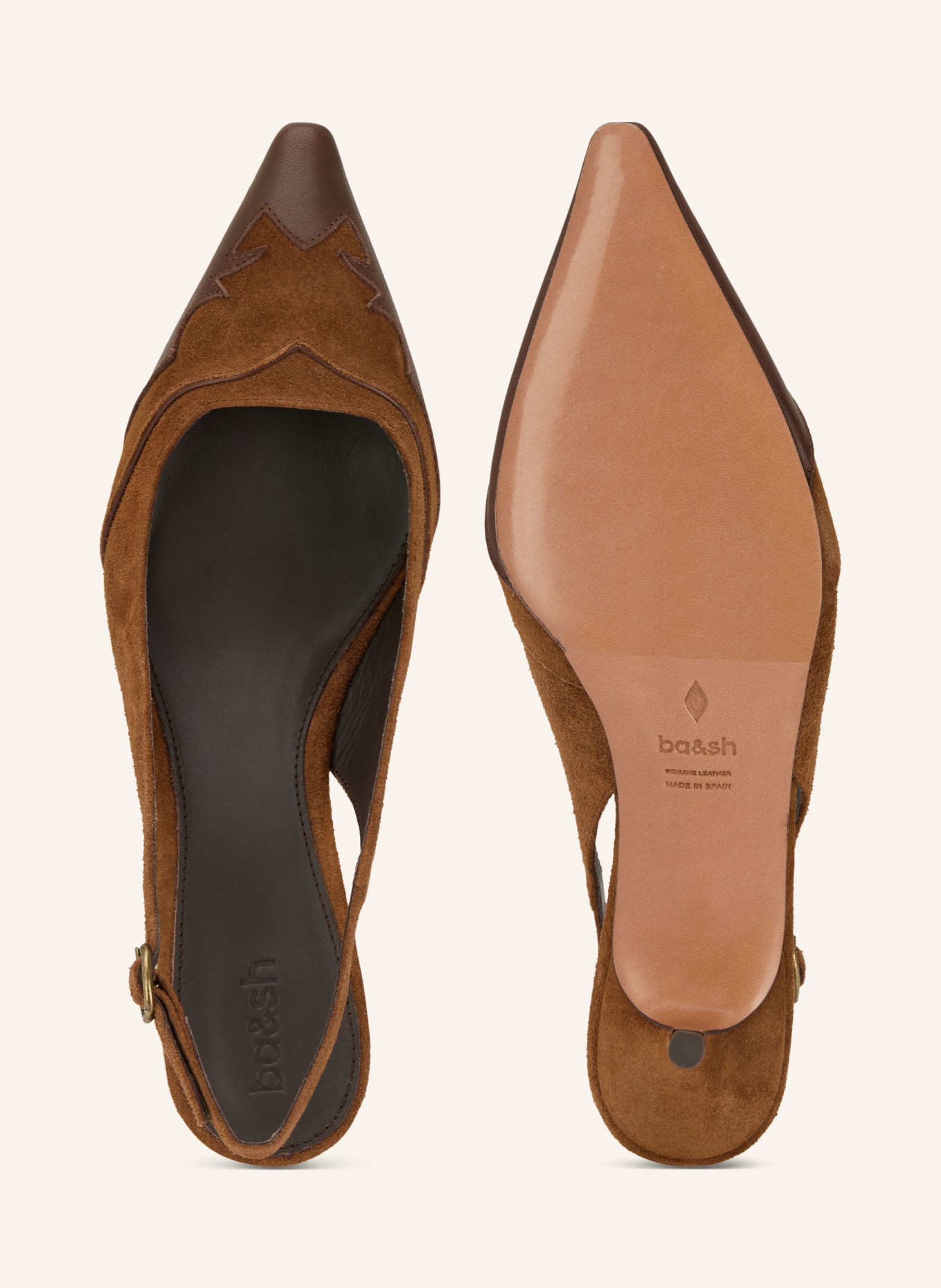 ba&sh Slingpumps CASTA: BRAUN / DUNKELBRAUN