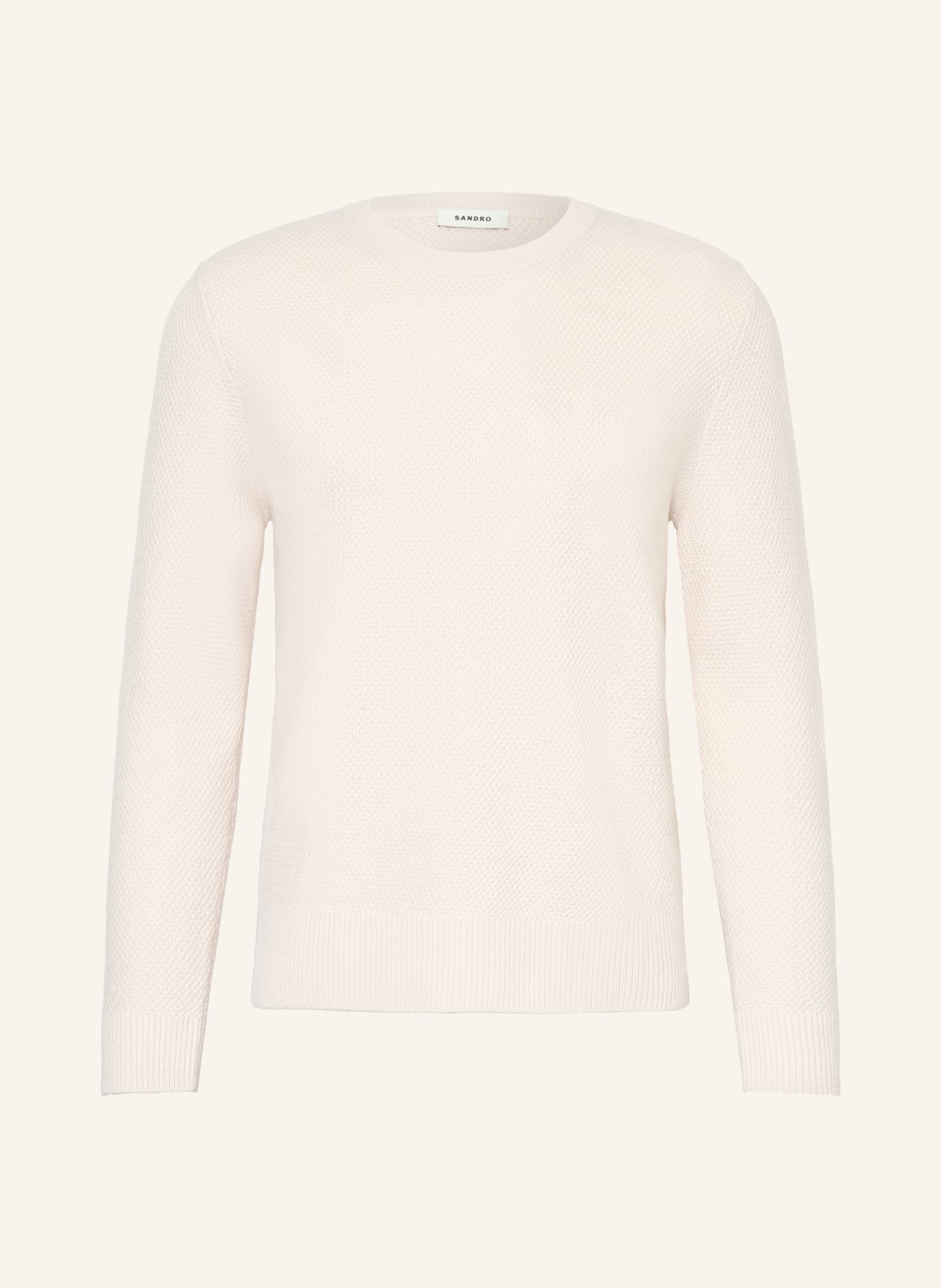 SANDRO Pullover: BEIGE