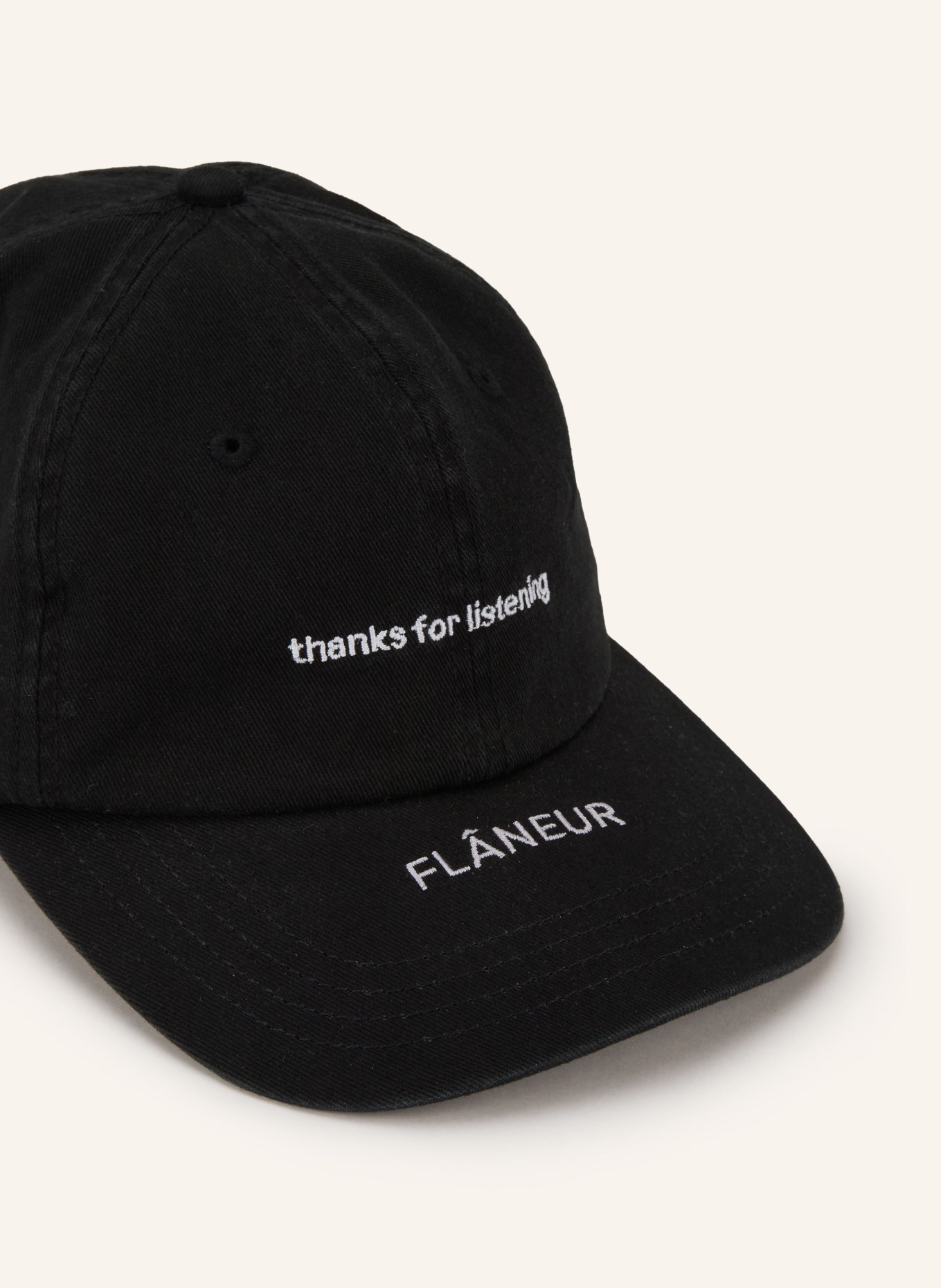 FLÂNEUR Cap: SCHWARZ