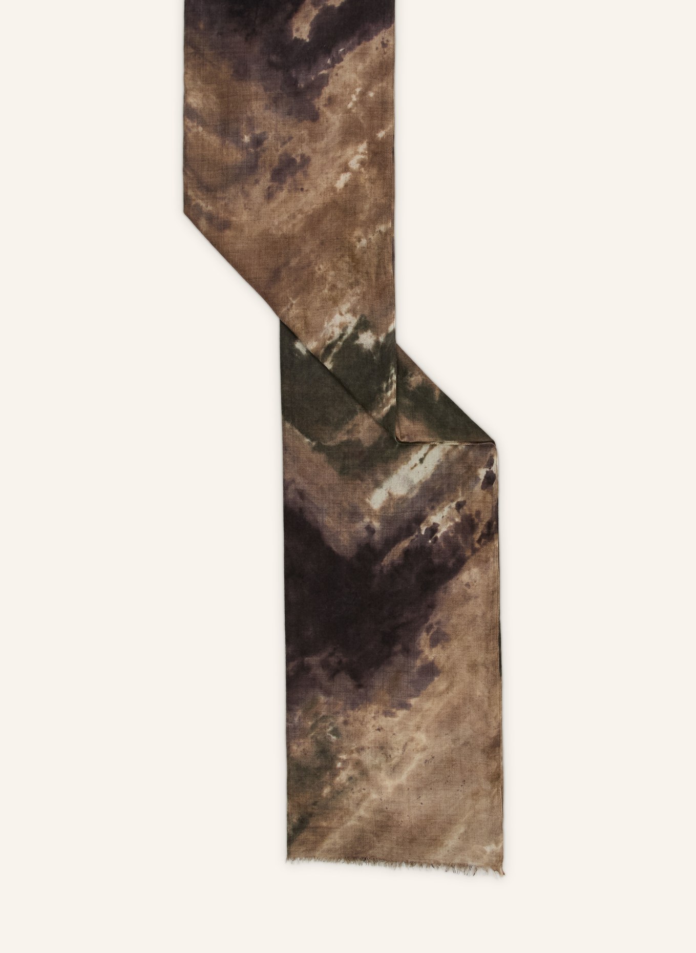 ba&sh Schal SOFIA: BEIGE / SCHWARZ