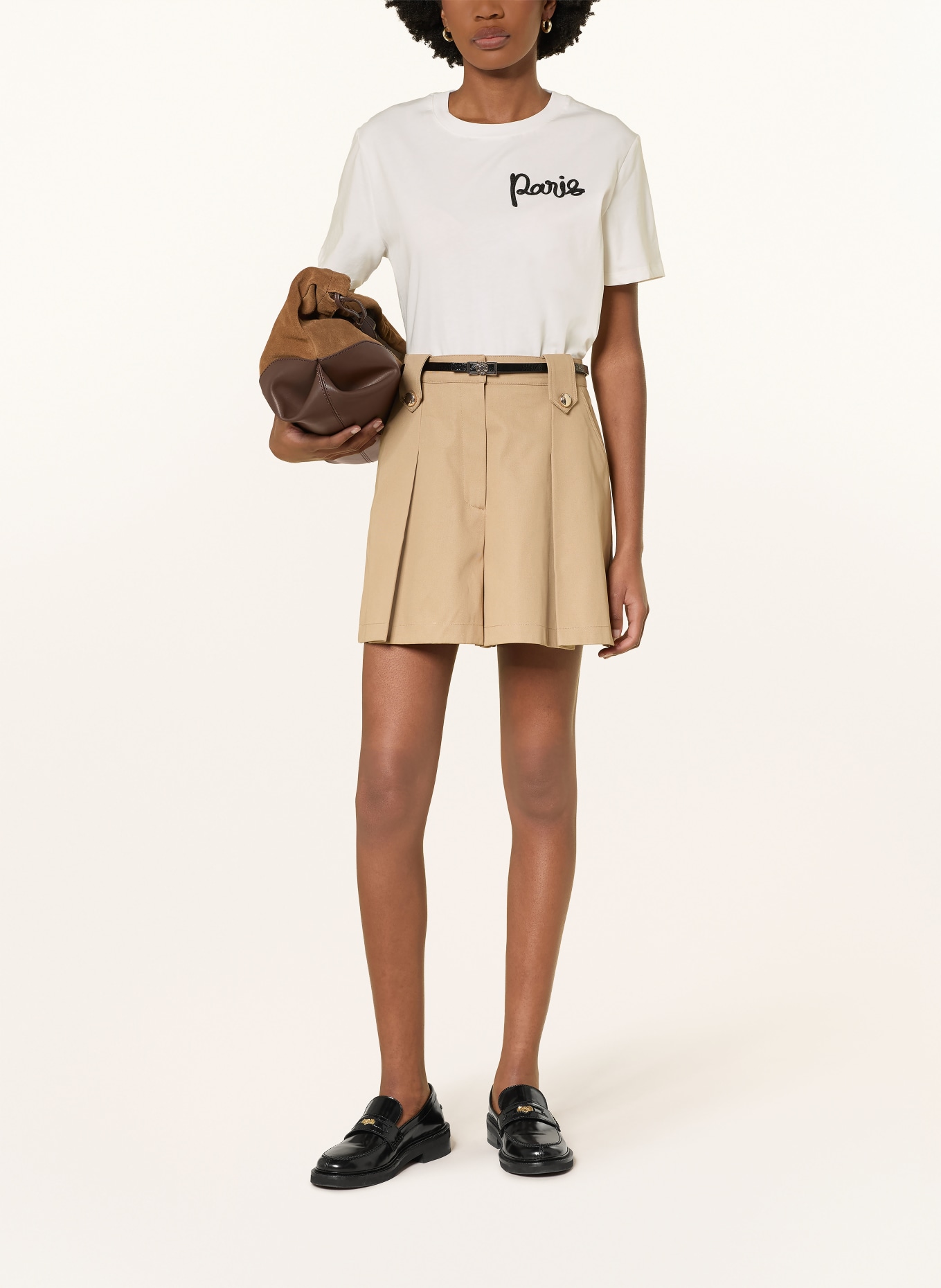 maje koszulka: BIAŁY / CZARNY