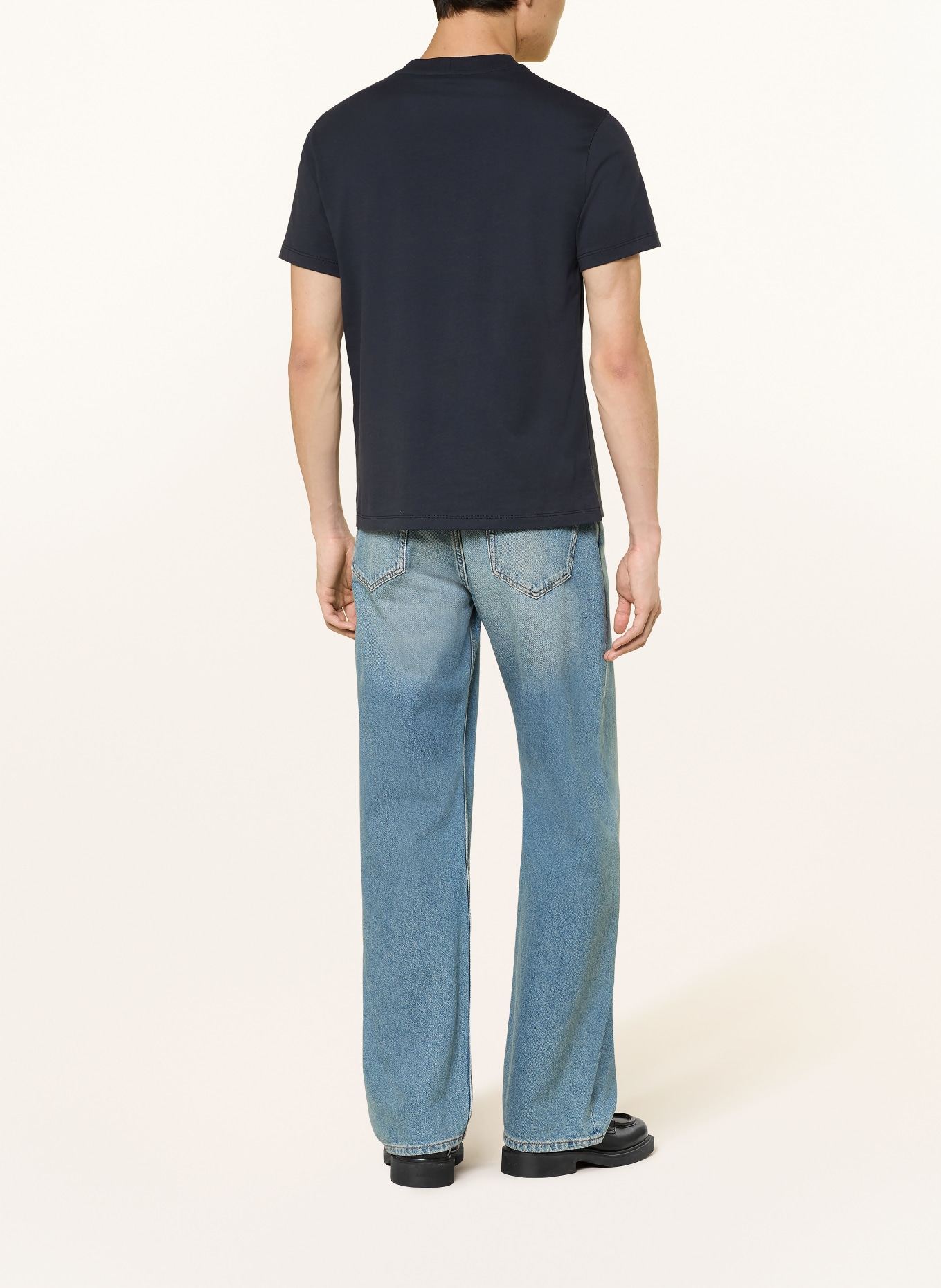 SANDRO T-Shirt: DUNKELBLAU