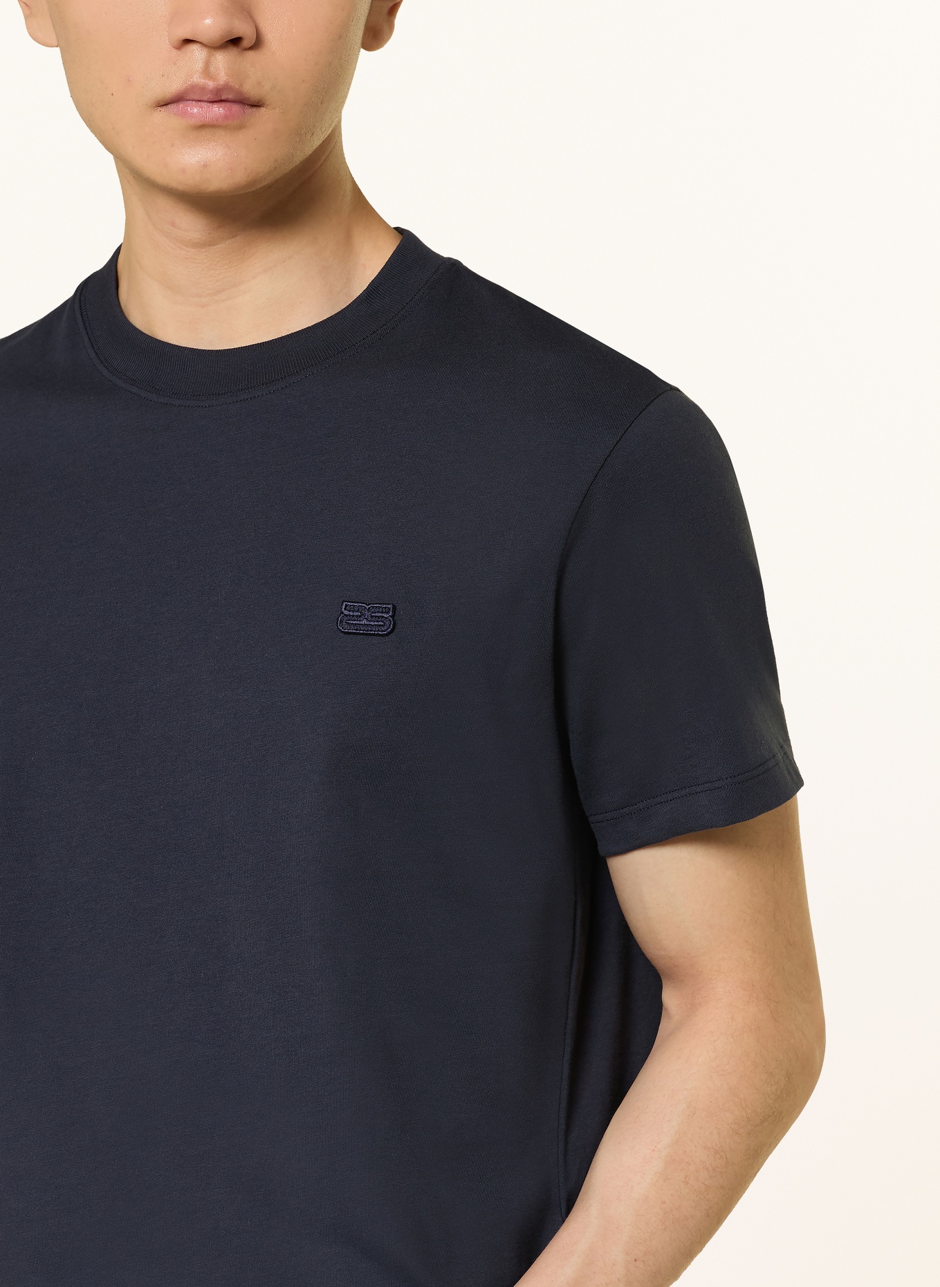 SANDRO T-Shirt: DUNKELBLAU