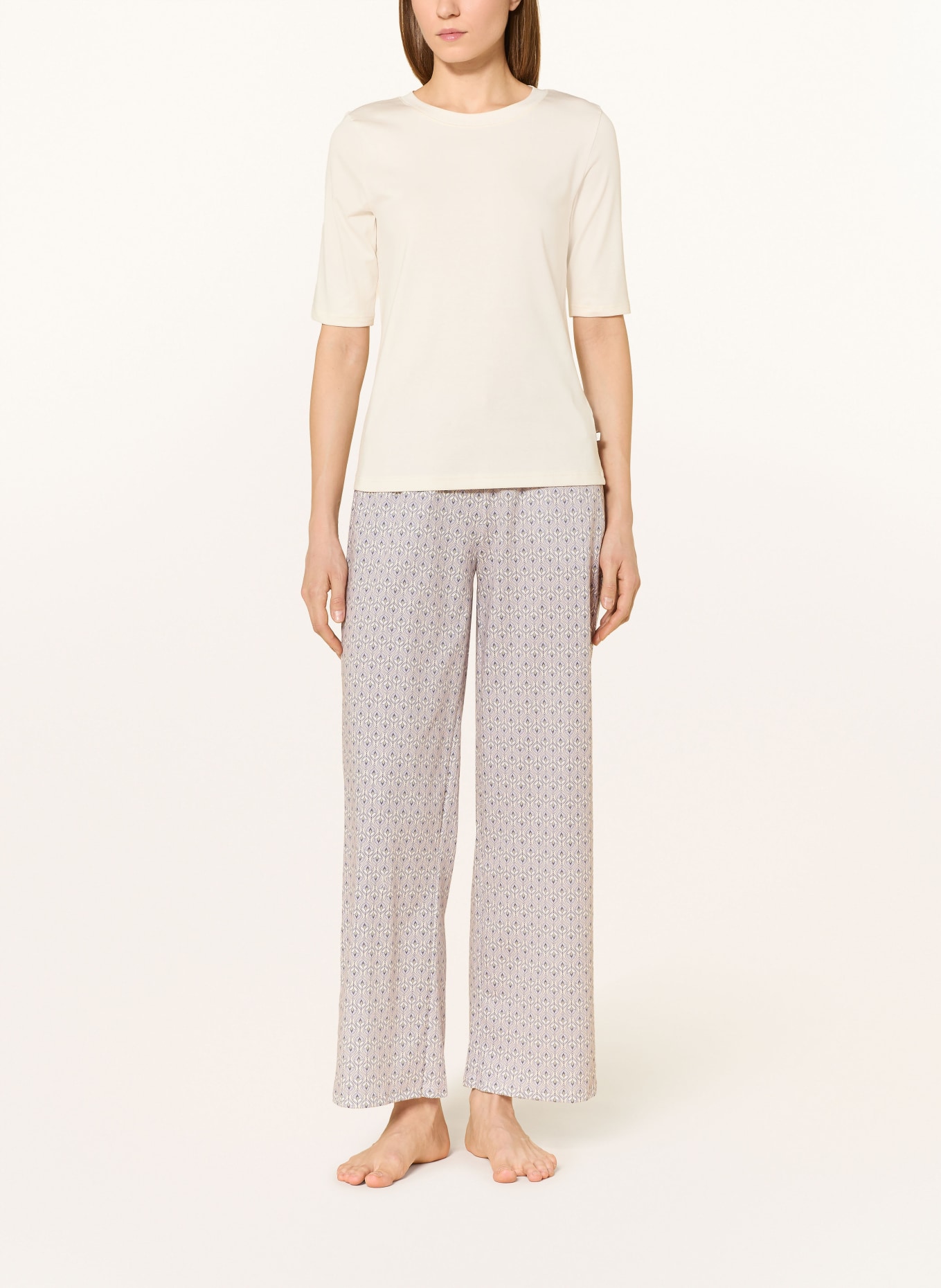 CALIDA Spací kalhoty FAVOURITES ARTS: MODRÁ / RŮŽOVÁ / SVĚTLE ZELENÁ