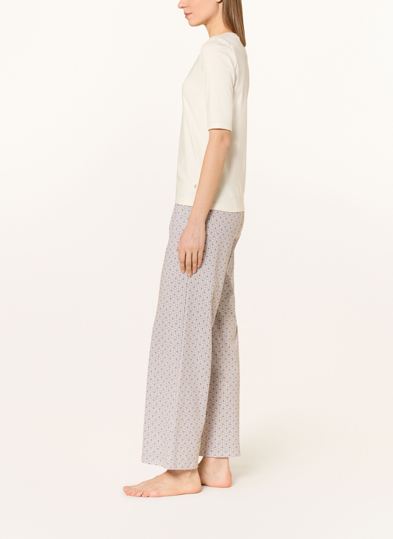 CALIDA Spací kalhoty FAVOURITES ARTS: MODRÁ / RŮŽOVÁ / SVĚTLE ZELENÁ