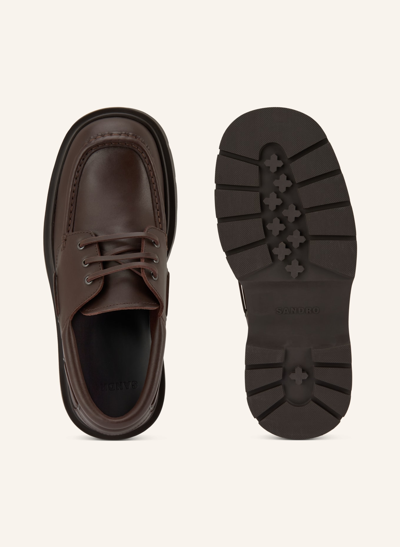 SANDRO Bootsschuhe: DUNKELBRAUN