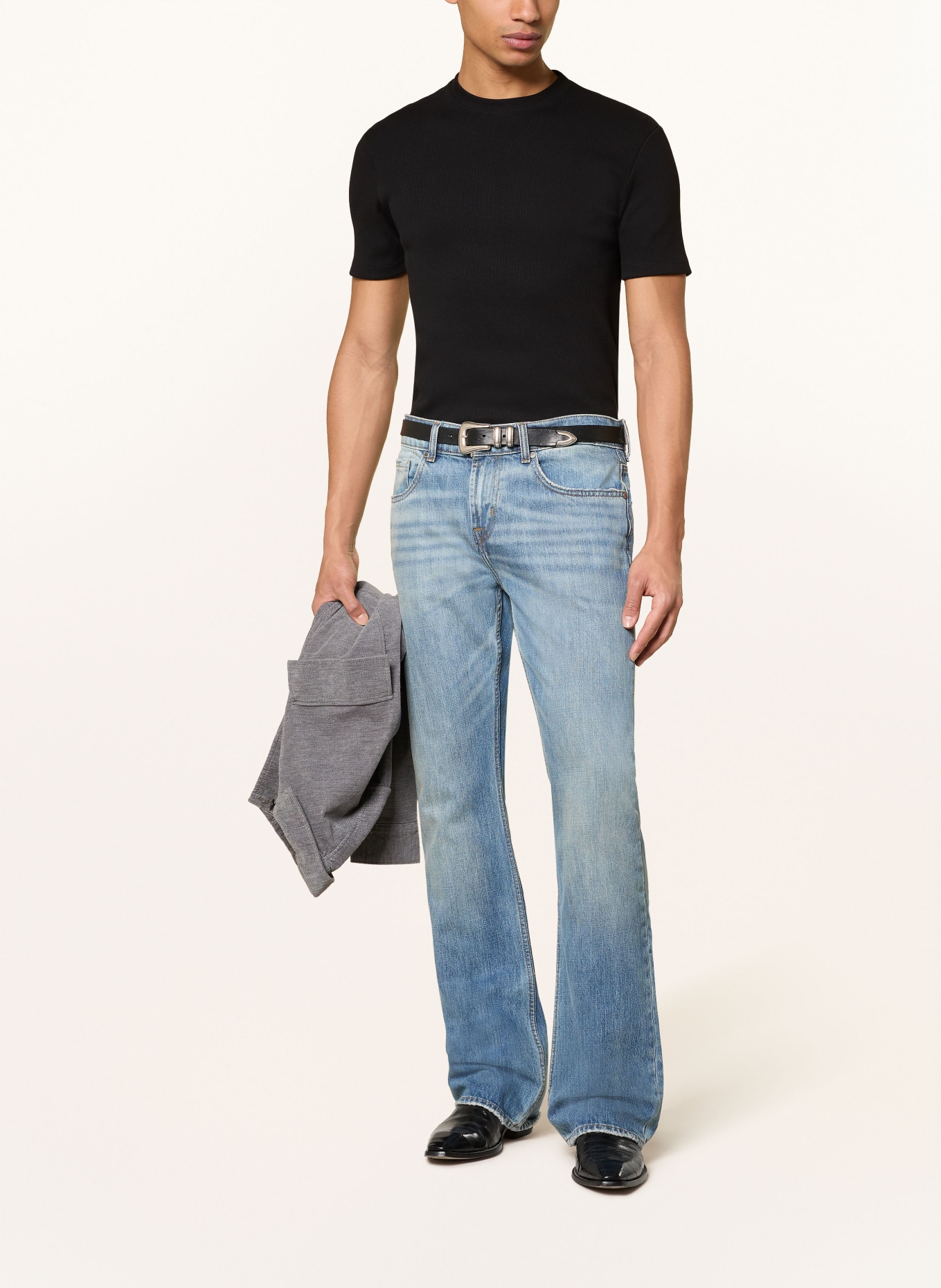 ALLSAINTS Koszulka THEO: CZARNY