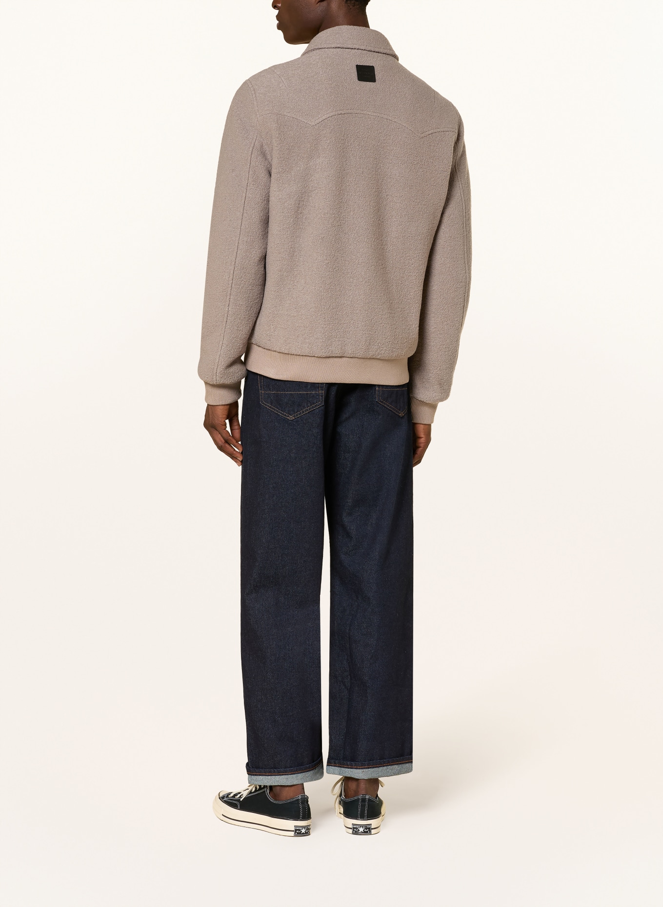 ALLSAINTS ROYCE jacket: BEIGE