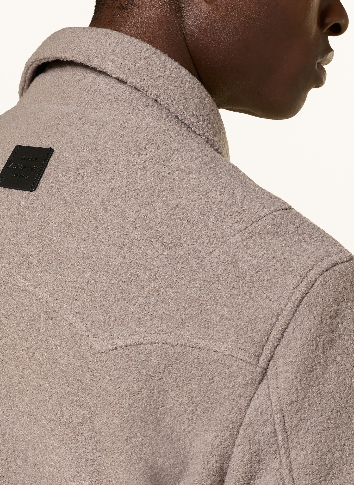 ALLSAINTS ROYCE jacket: BEIGE