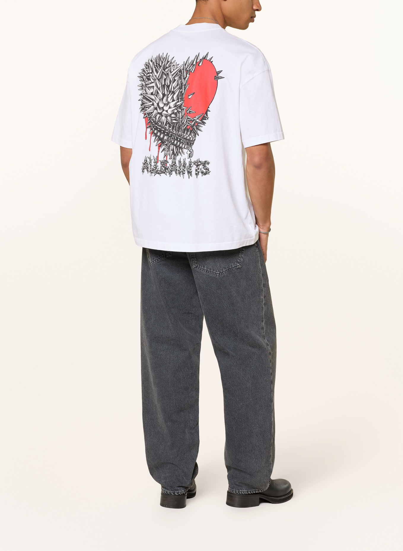 ALLSAINTS CHASTE T-shirt: WHITE