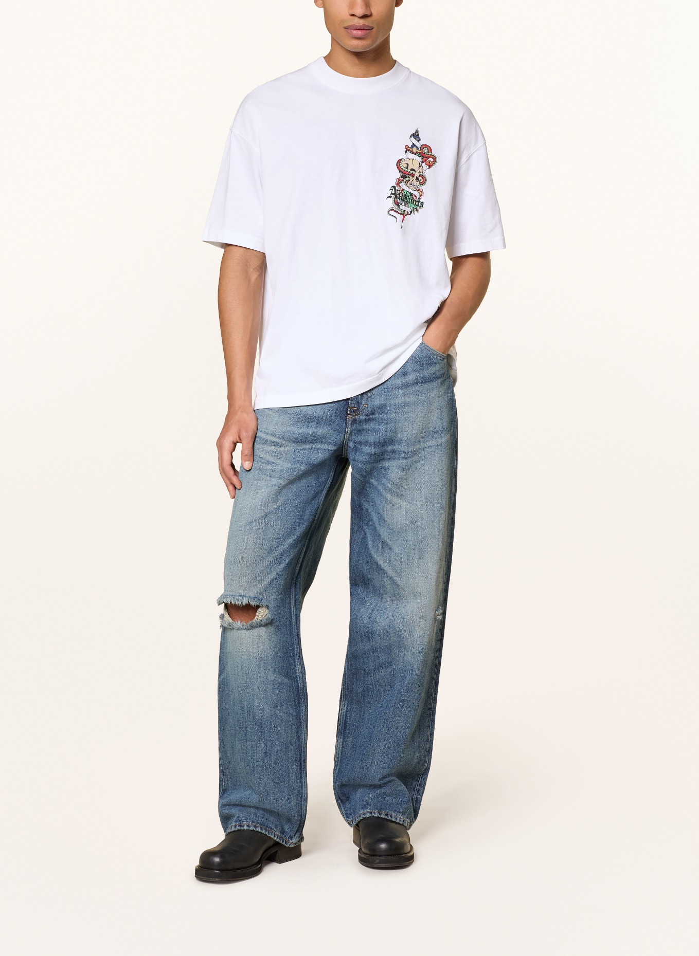 ALLSAINTS BLADE T-shirt: WHITE