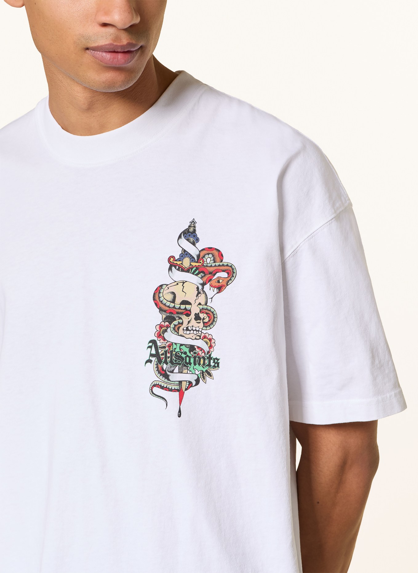 ALLSAINTS BLADE T-shirt: WHITE